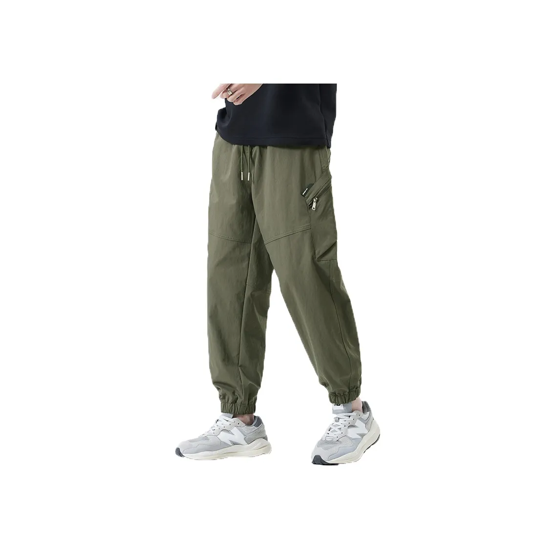 FAIRWHALE Spring Summer Unisex Army Green