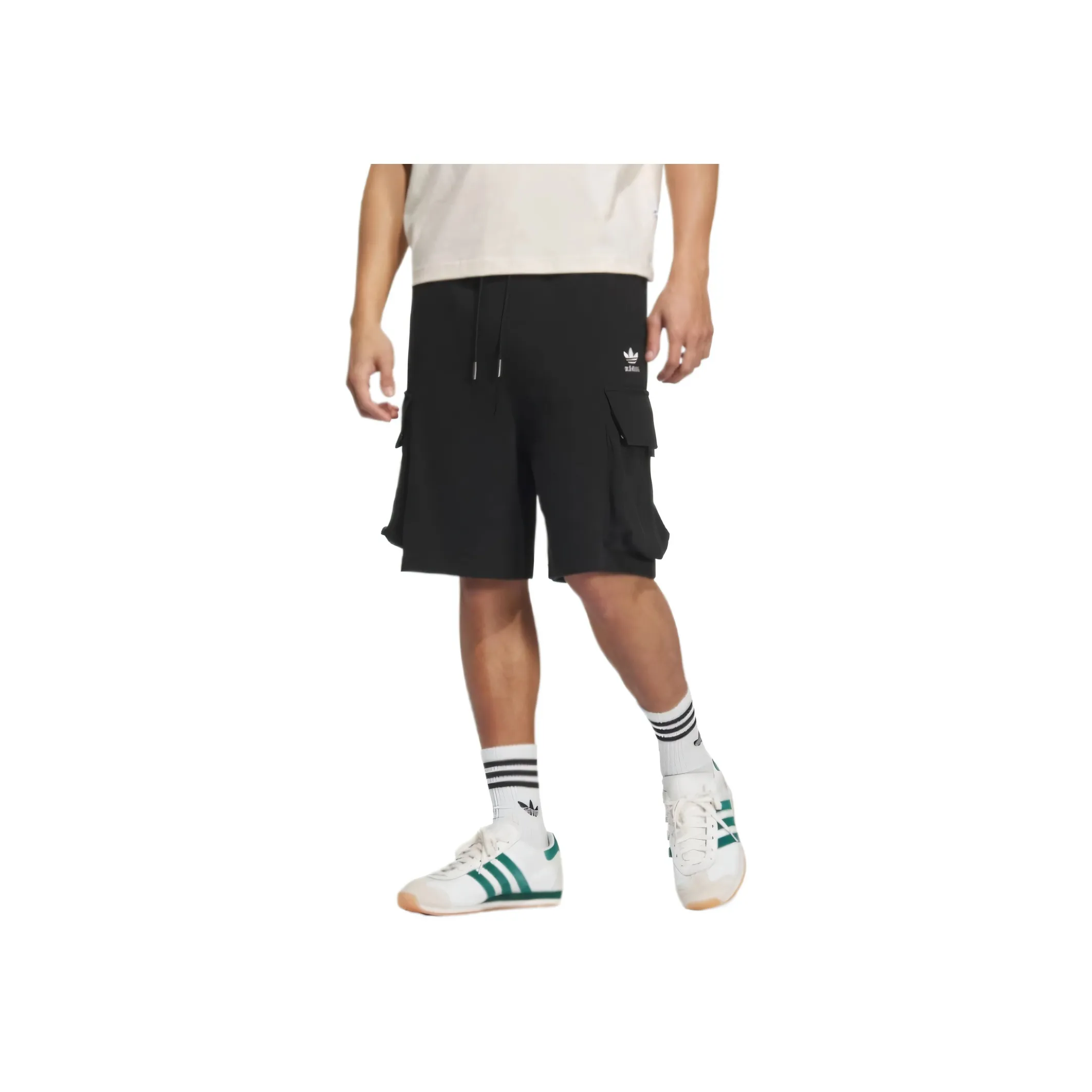 Adidas Originals Карго Шорты Мужские Черные