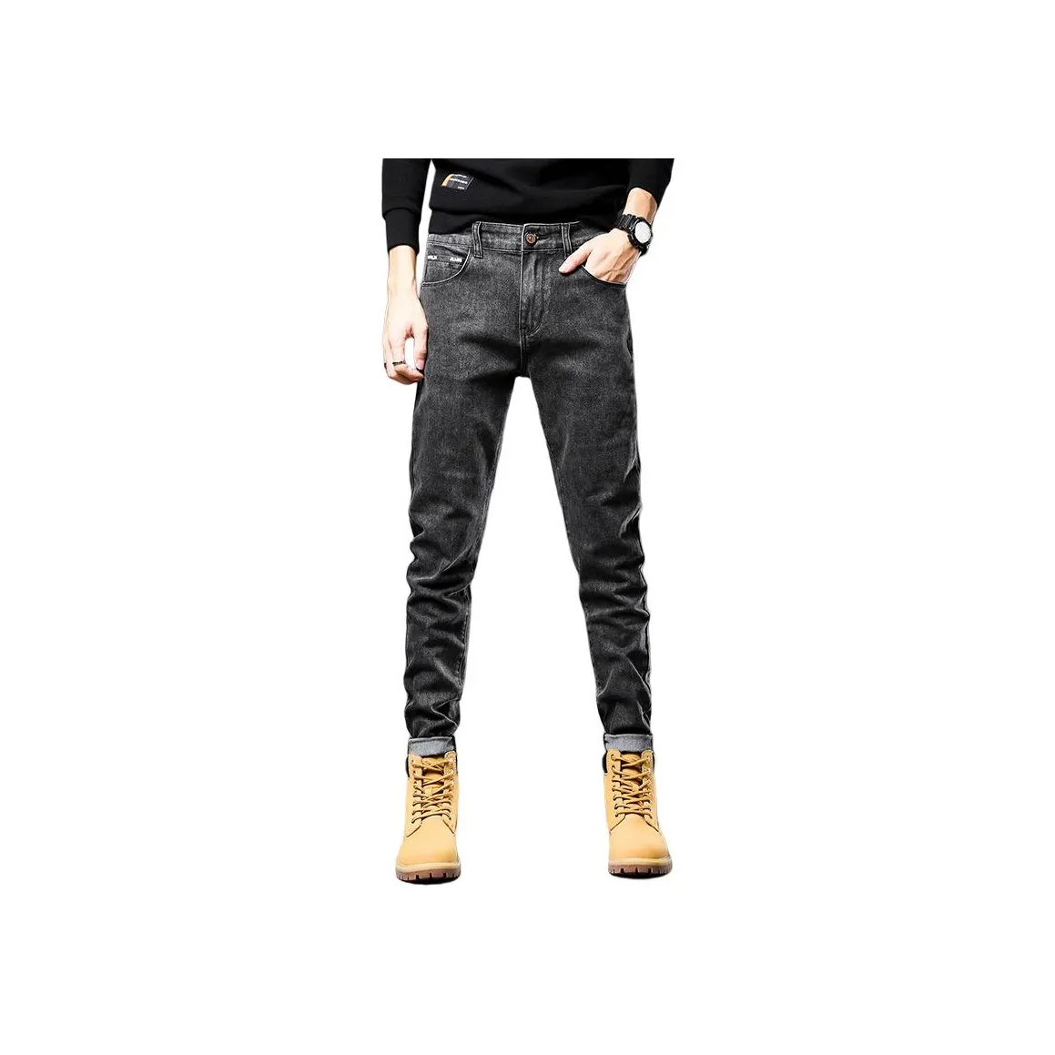 PIERRE CARDIN Джинсы Мужские Черные Серые