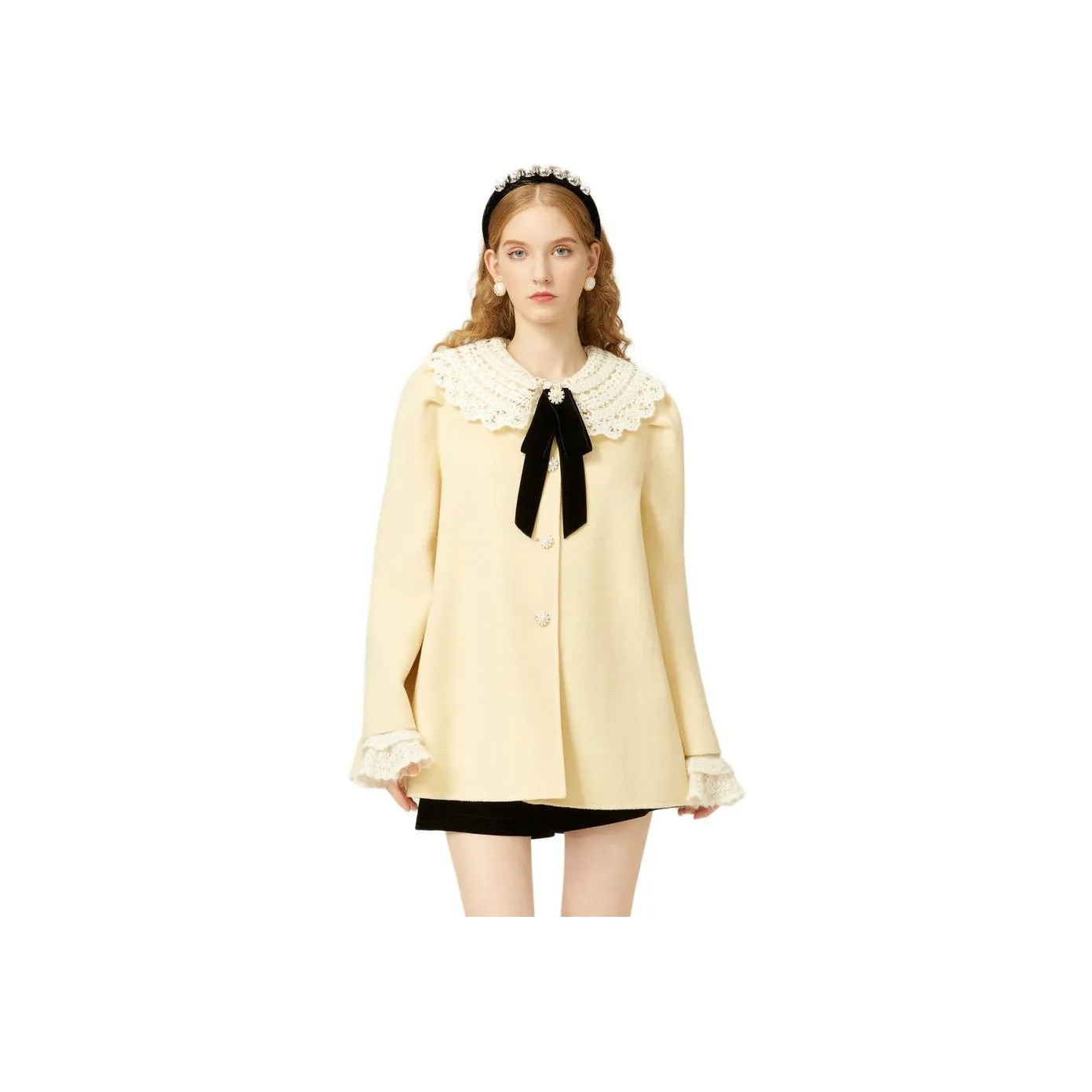 JORYAweekend Пальто Женское Кремово-Желтое