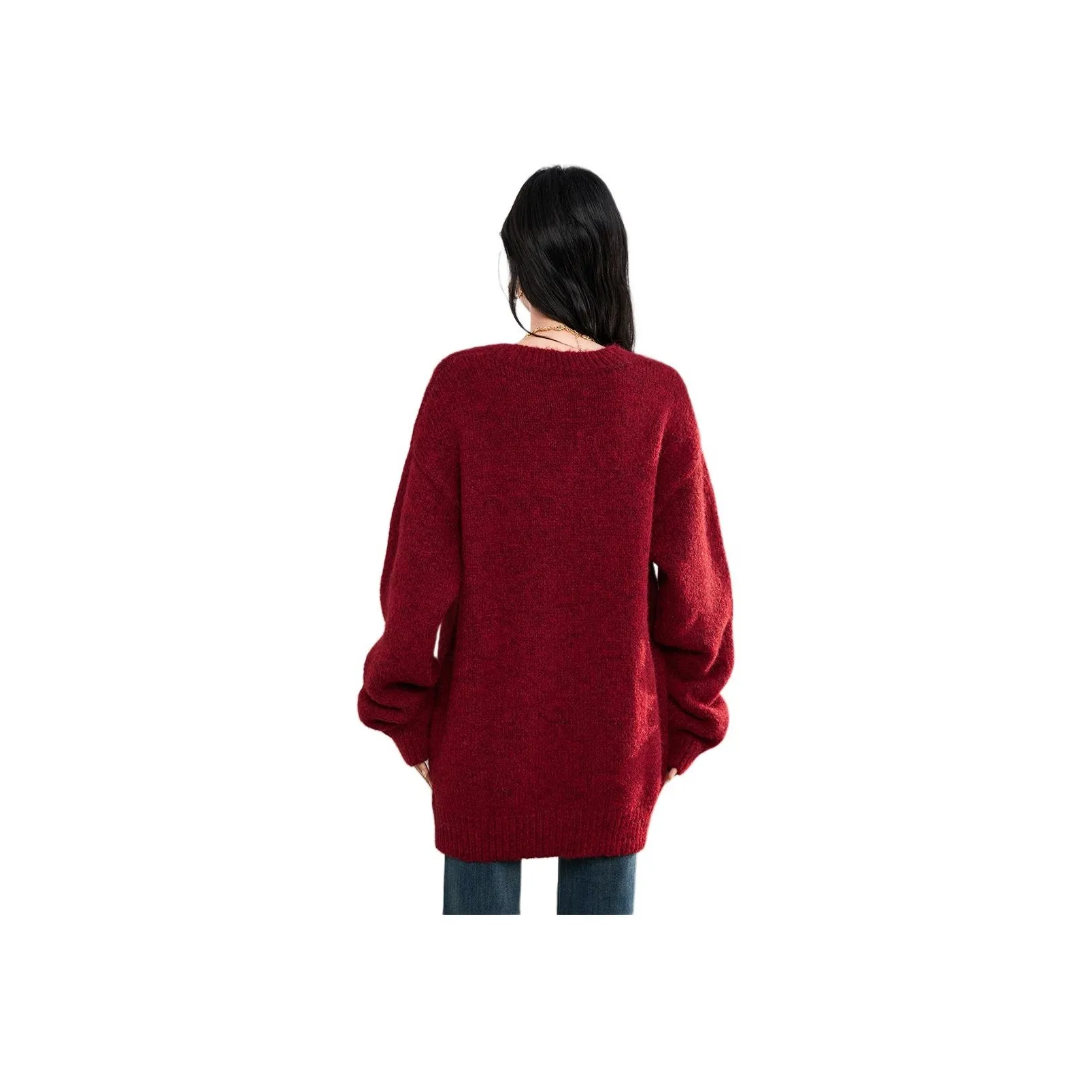 GOSO Sweater Women's Christmas Red