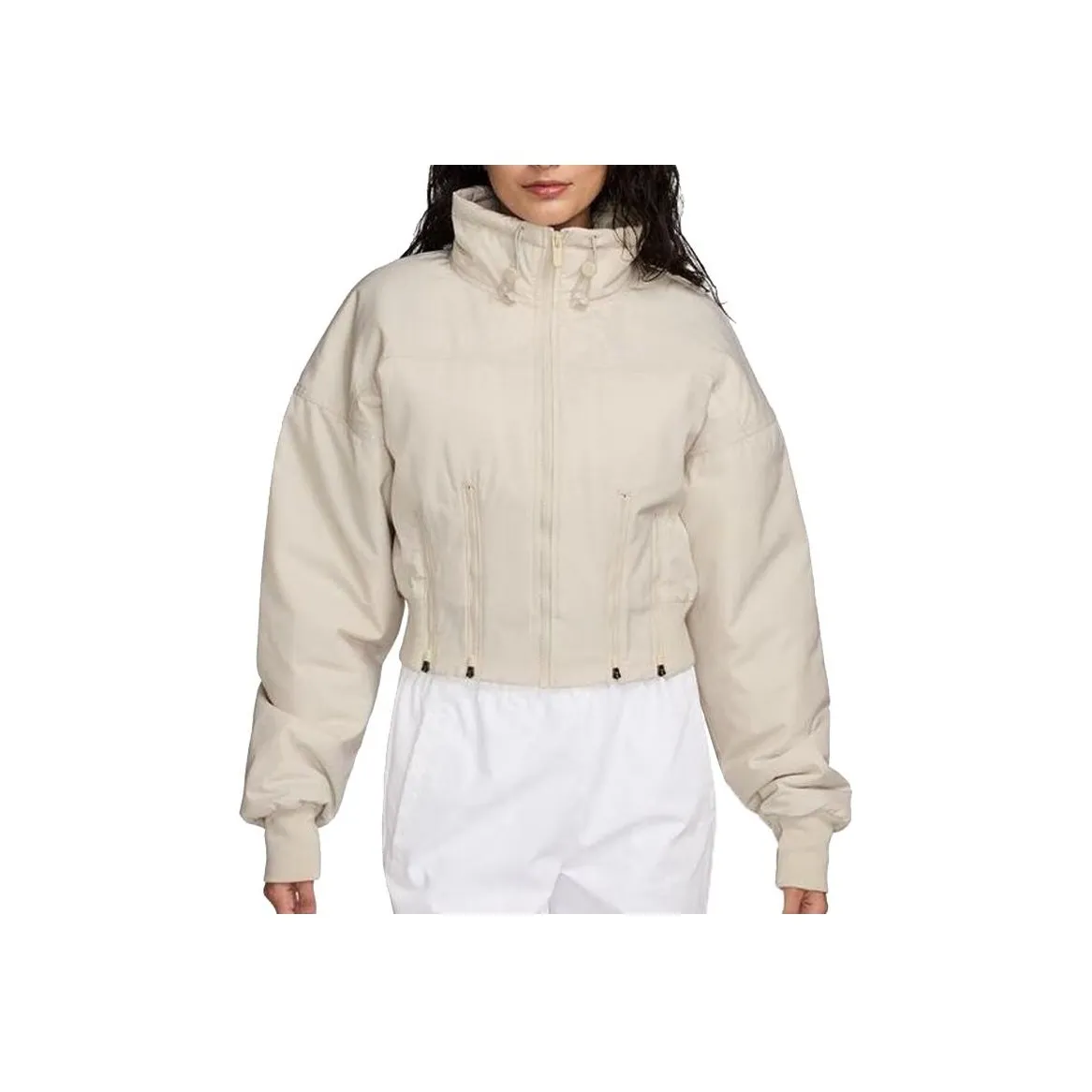Nike AS W NSW CLLCTN REPEL ZIP JKT Puffer Jacket Women's Ecru