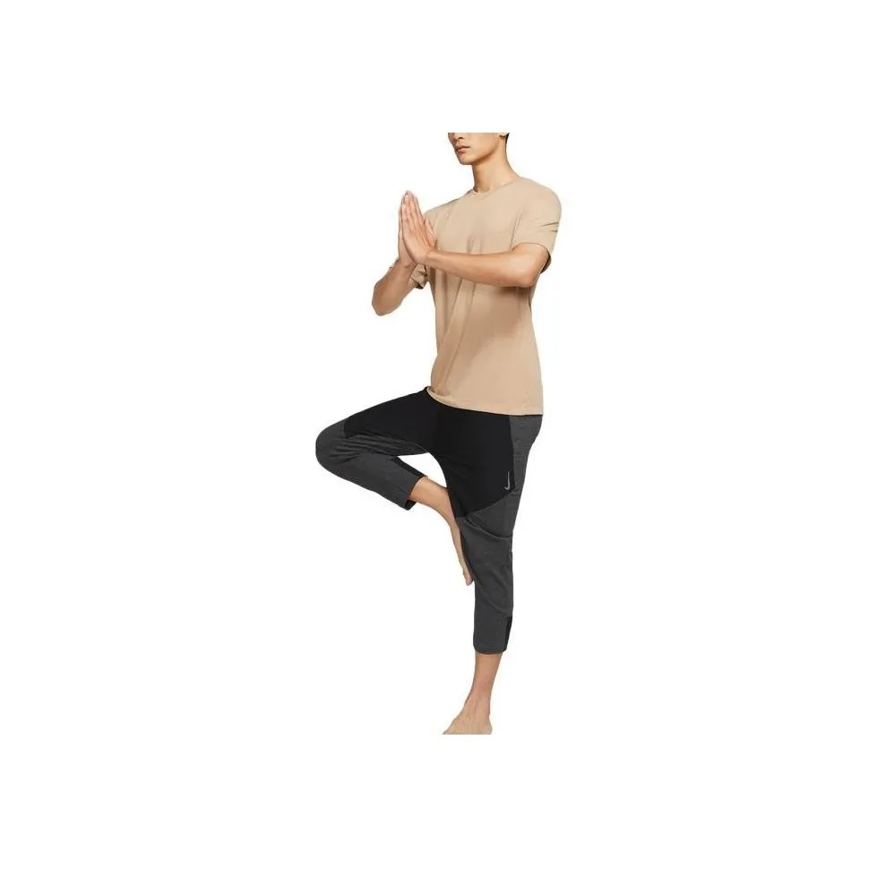 Nike Dri Fit Sports Pants Men's Toned Black