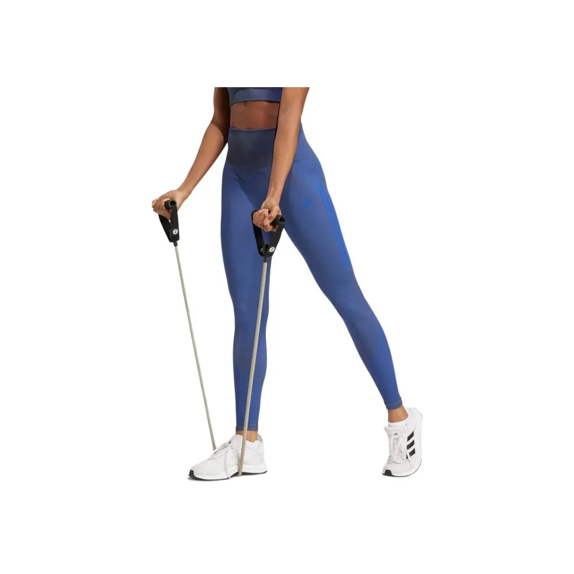 Adidas SEAMLESS BRANDED 7/8 LEGGINGS Women's Dark Shadow Marine Blue