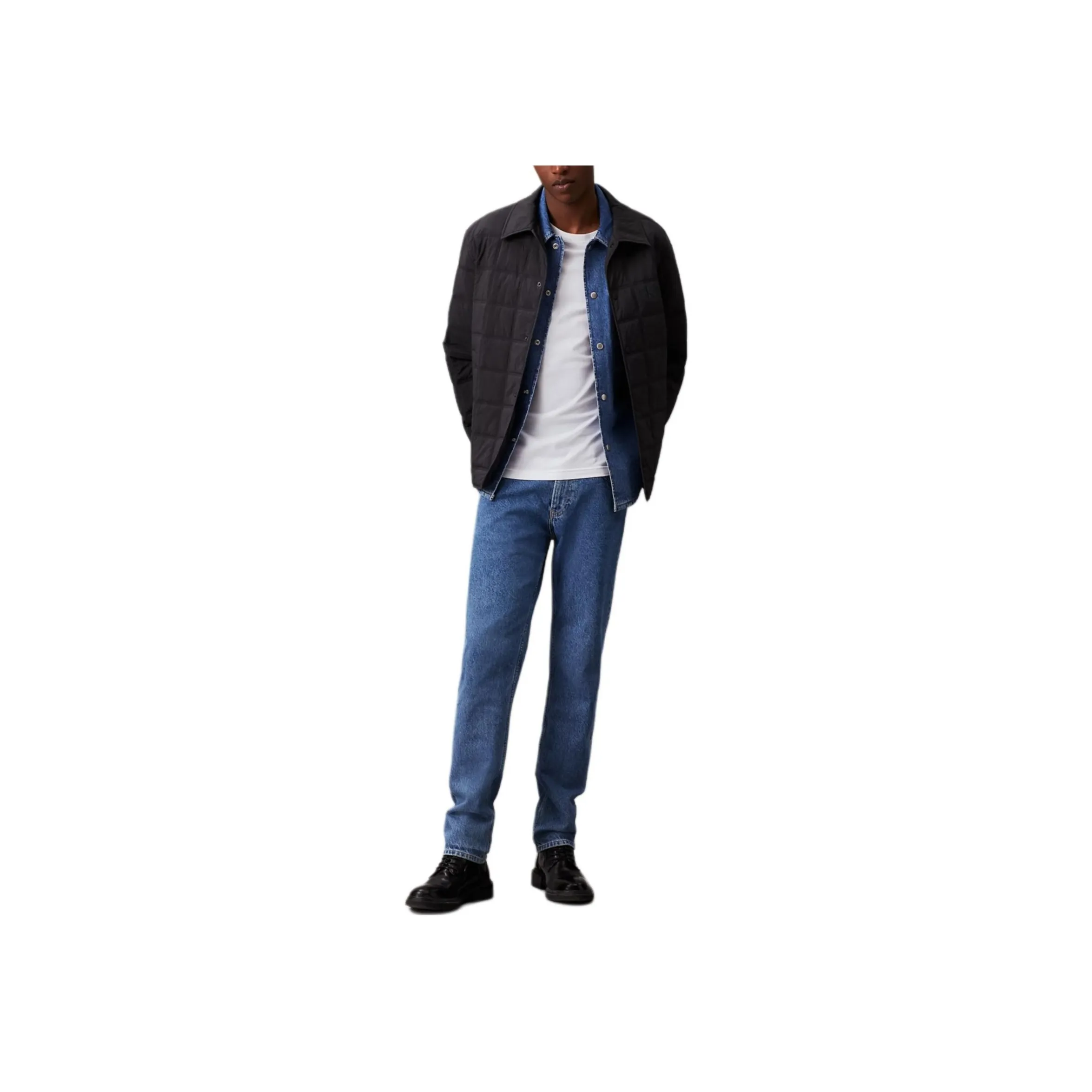 CALVIN KLEIN Jackets & Coats Europe Version Men's Black
