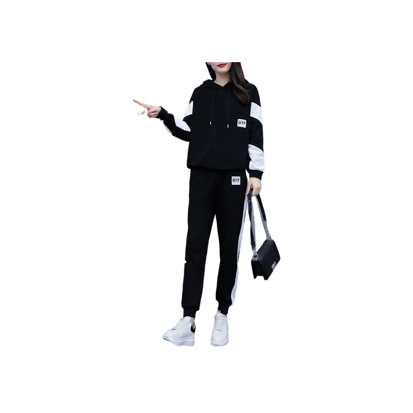 GOSO Черный Повседневные костюмы для женщин