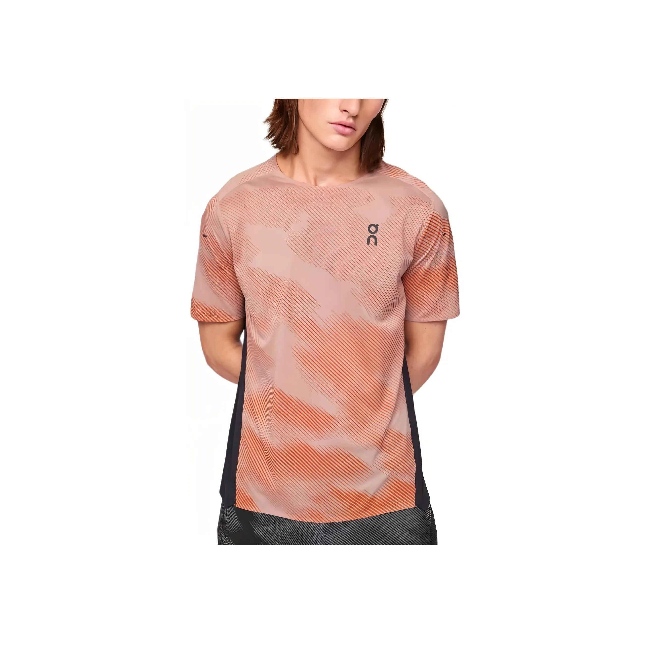 On LumosPerformance T Lumos T Shirt Men's Wood Rose Brown/Black