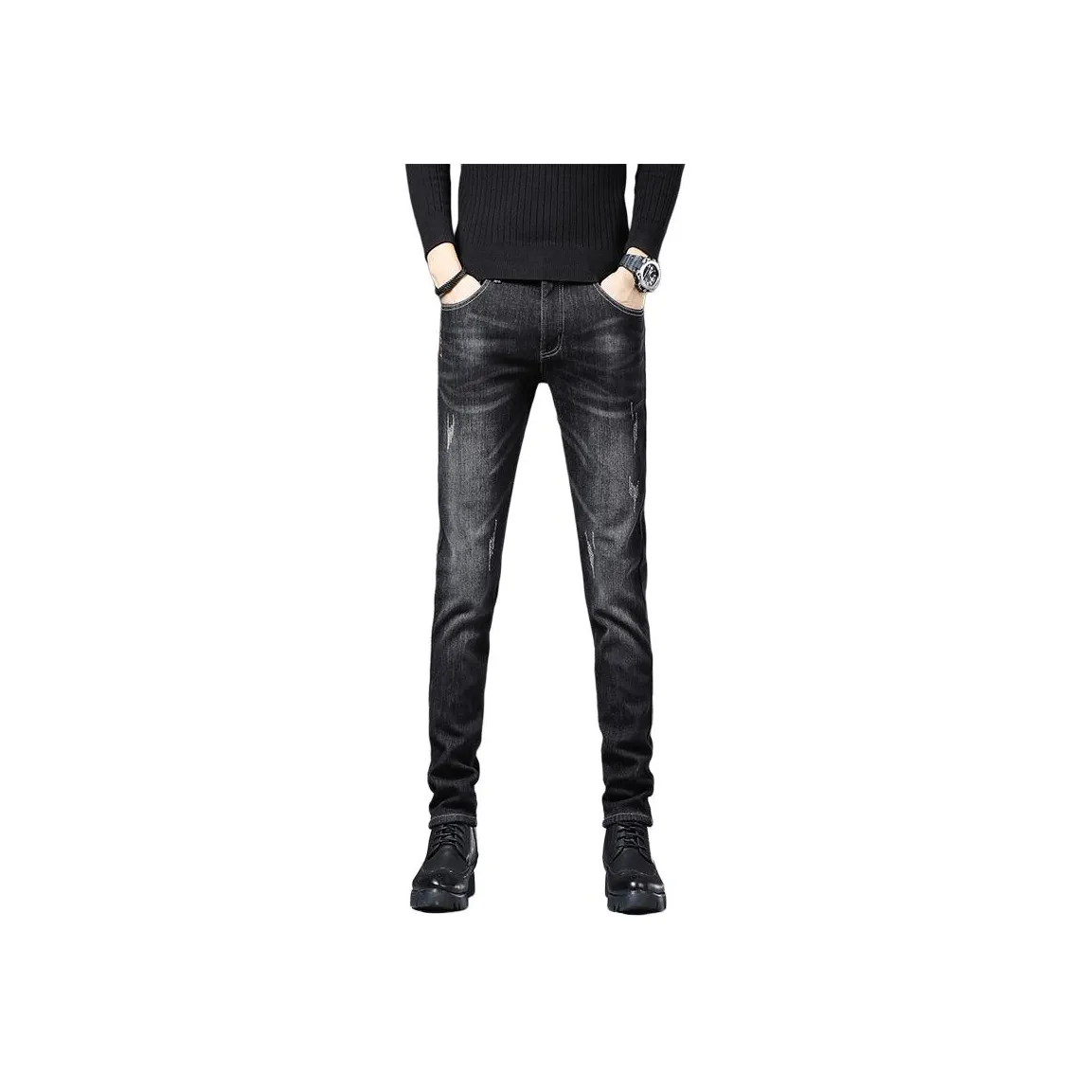 PIERRE CARDIN Джинсы Мужские Черные Серые