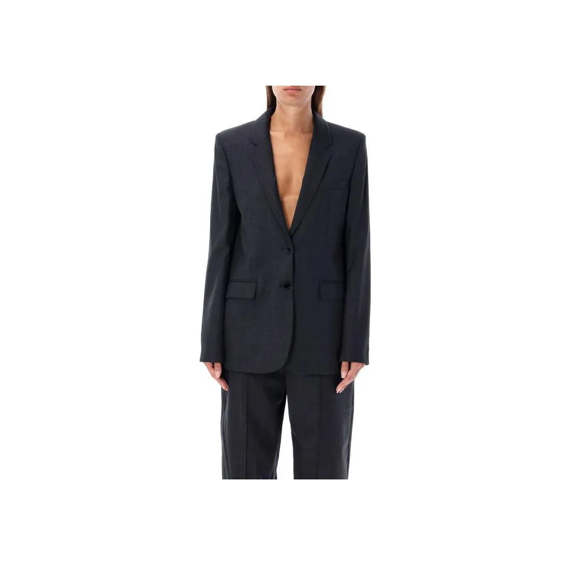 ISABEL MARANT Lesandre Single Breasted Interwoven Blazer