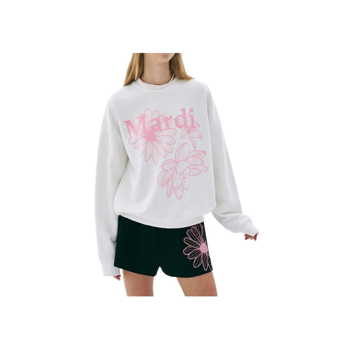 MARDI MERCREDI Logo print Sweatshirt