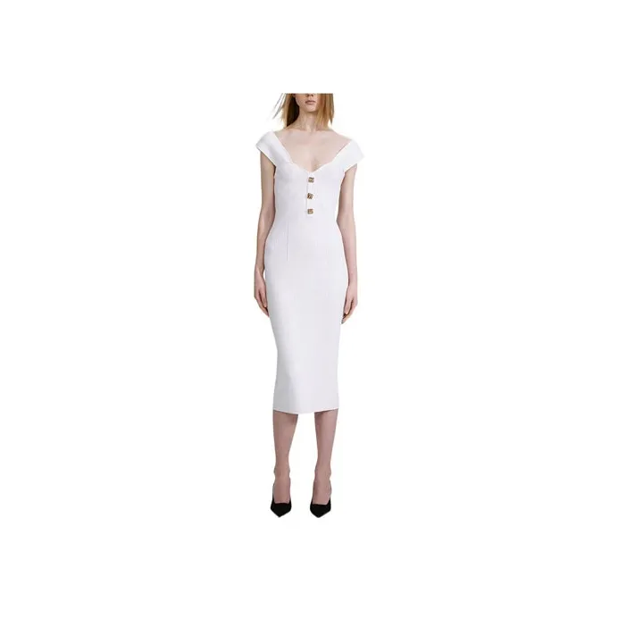 Self portrait Sleeveless Dress Women's White