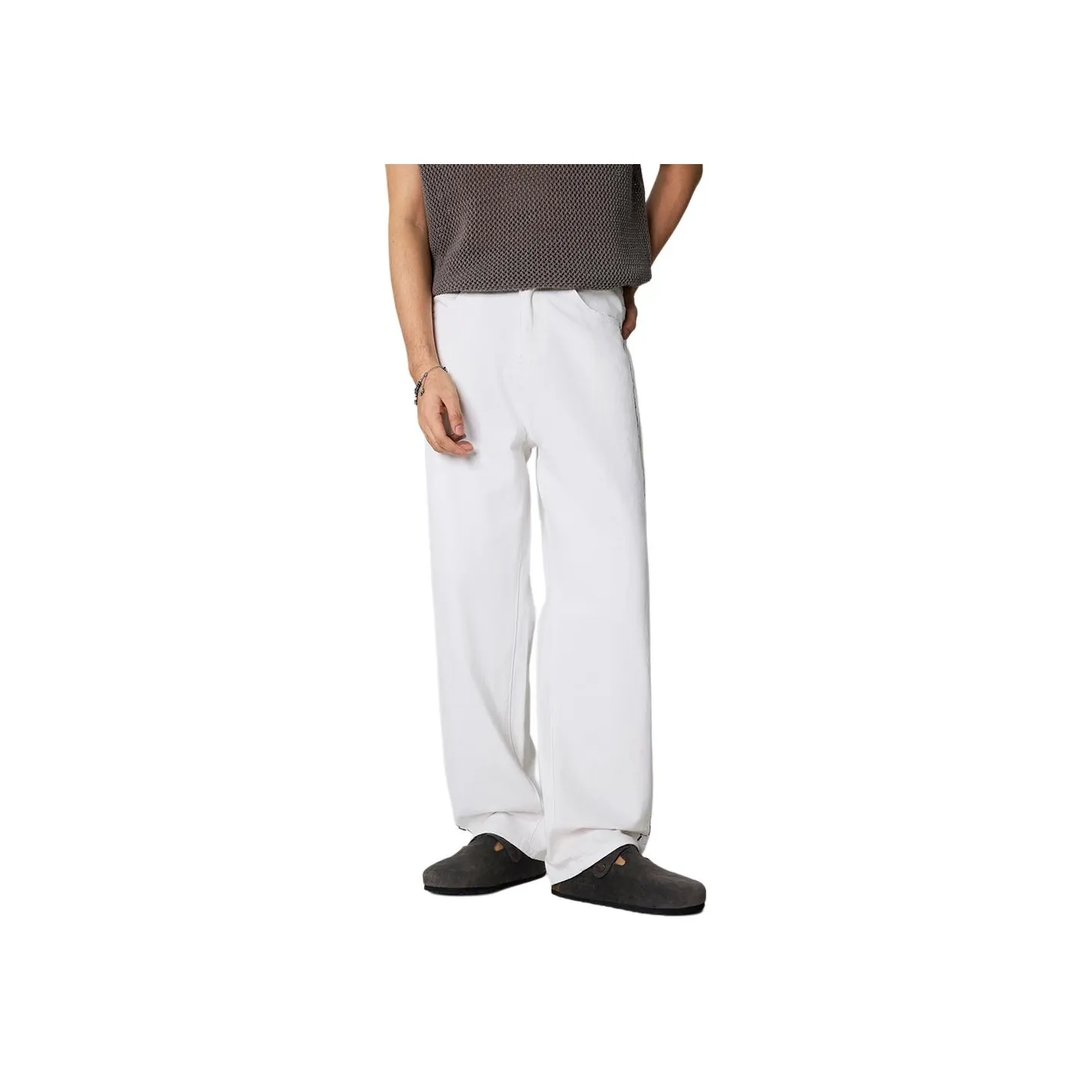 JASONWOOD Cowboy On The Run Jeans Unisex White