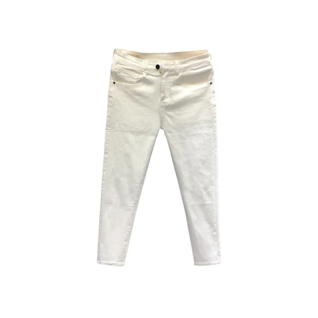 APBM Белый Мужской Джинсы