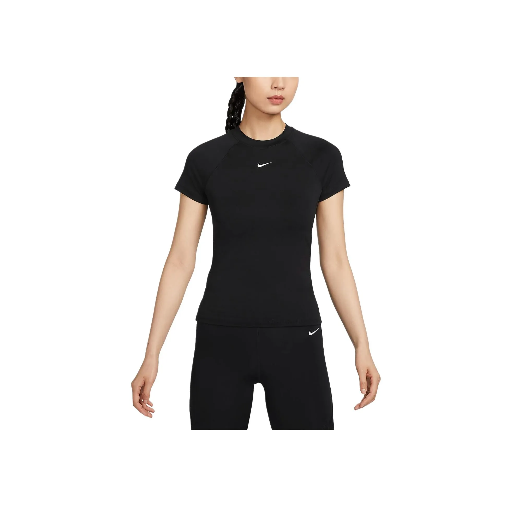 Nike Dri Fit T Shirt Women's Black/White