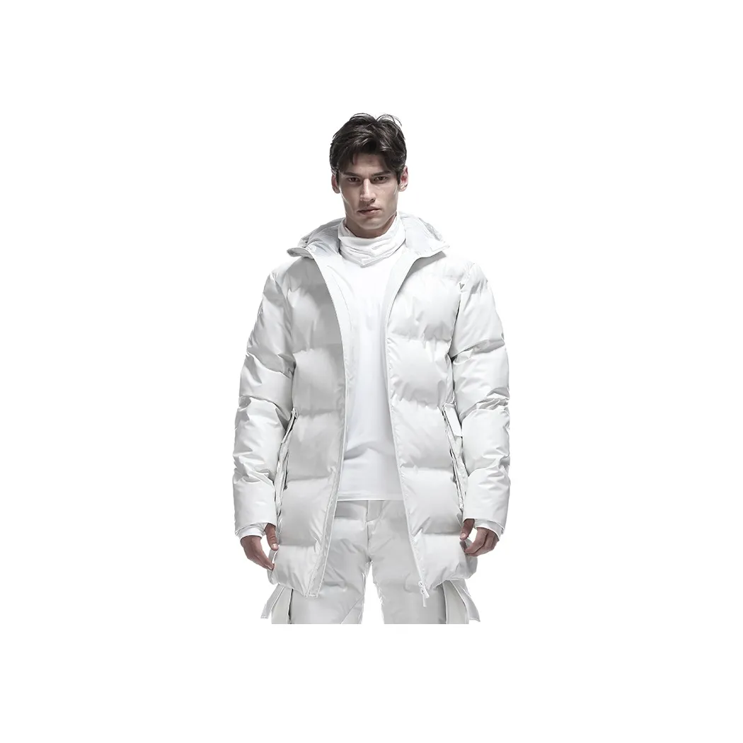 NORVINCY Outdoor Cycling With Hood Thickened Cargo Jacket For Winter Unisex
