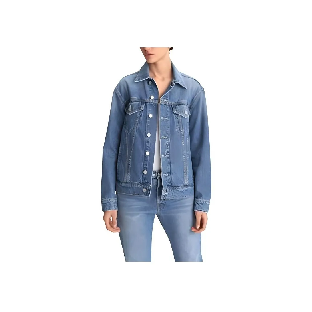 MOTHER Denim Jacket Women's Blue