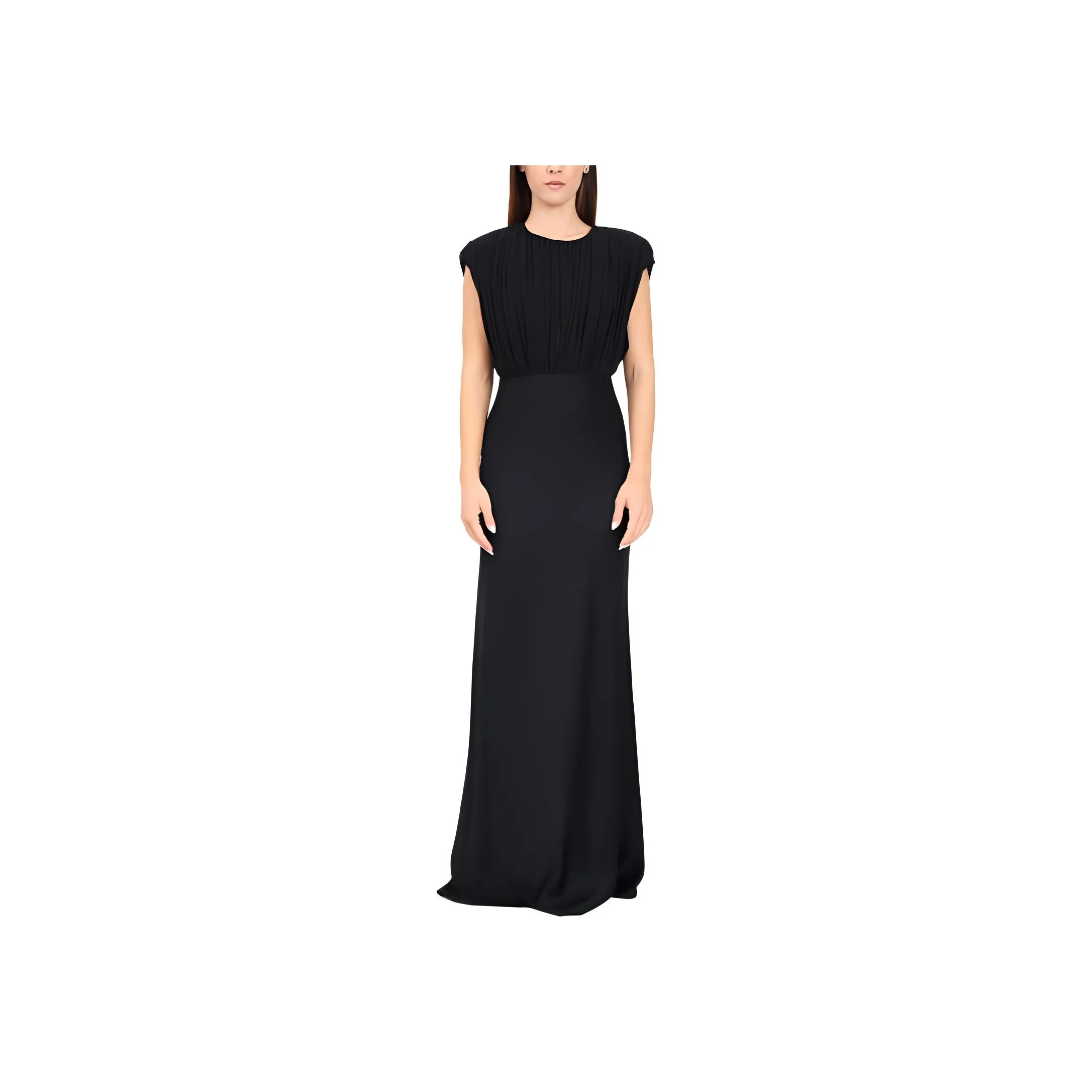 Max Mara Studio Randers Pleated Maxi Dress
