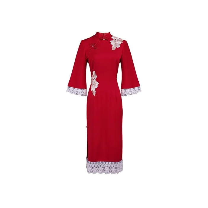JINYE ORIENTAL Cheongsams Women's Rouge Red