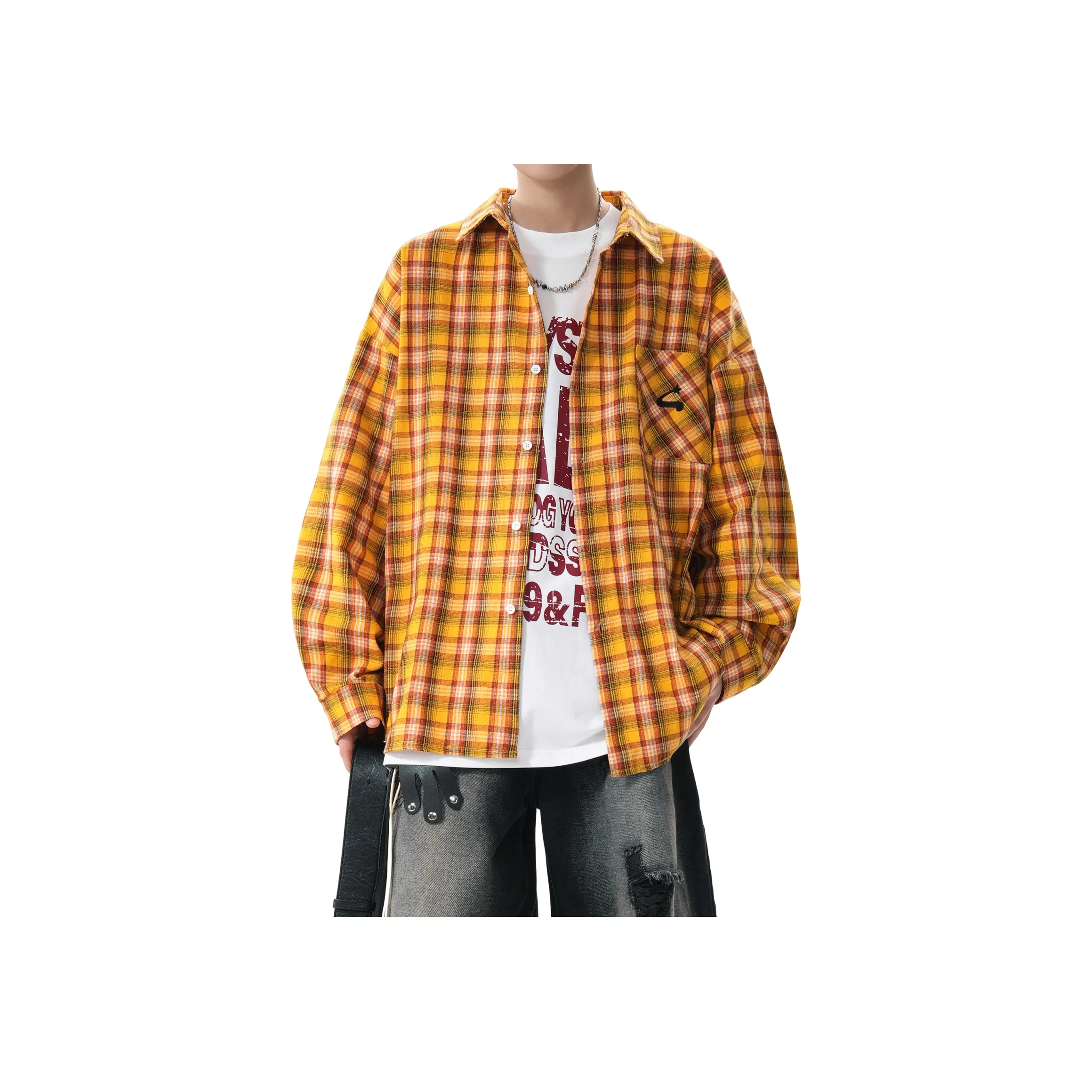 H.V.G.A Желтая Унисекс Рубашка