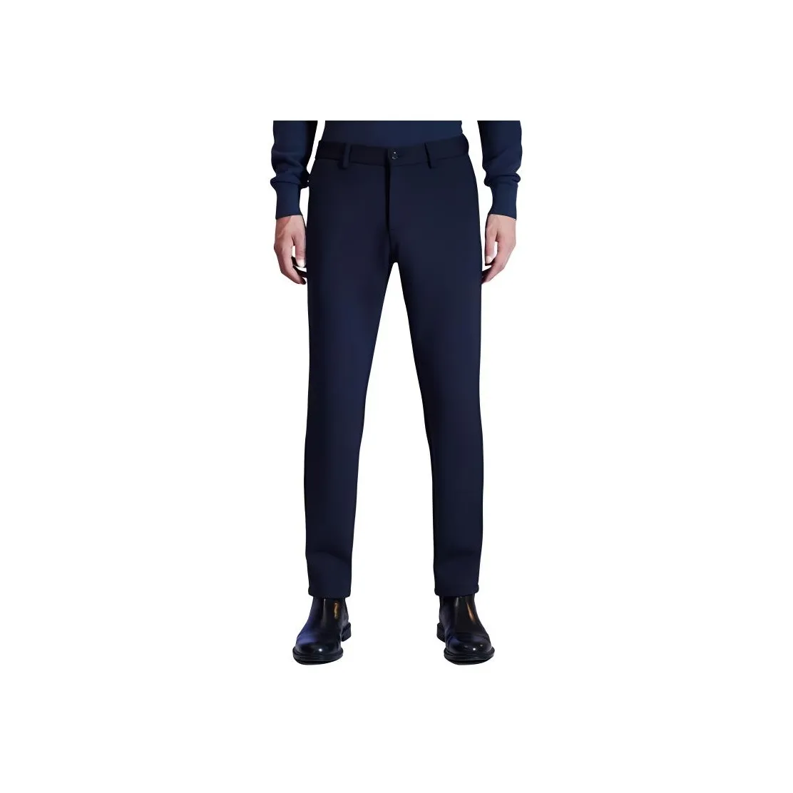 Yiwen Suit Trouser Men's Navy Blue