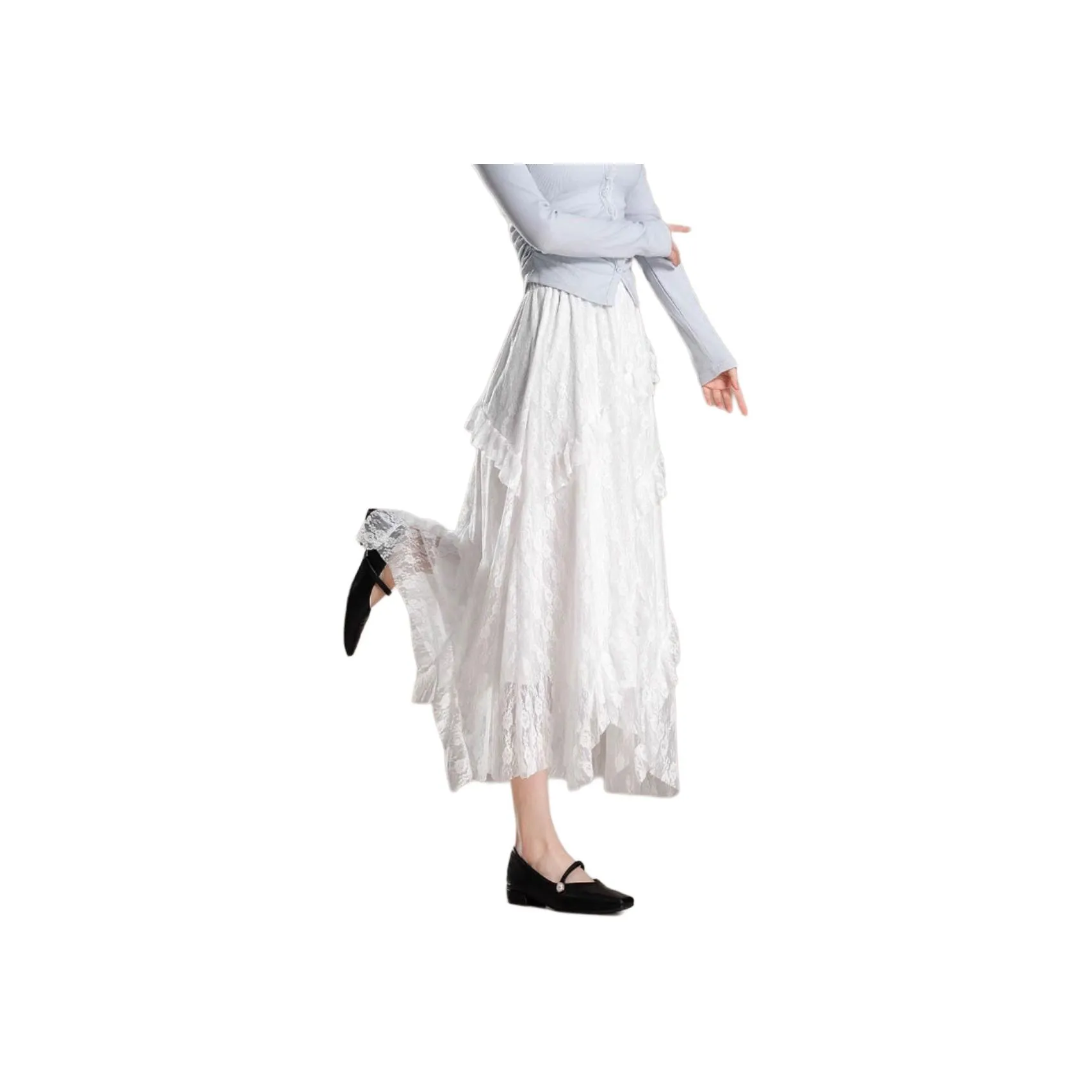 Ya Sheep People Повседневный Длинный Юбка Женские