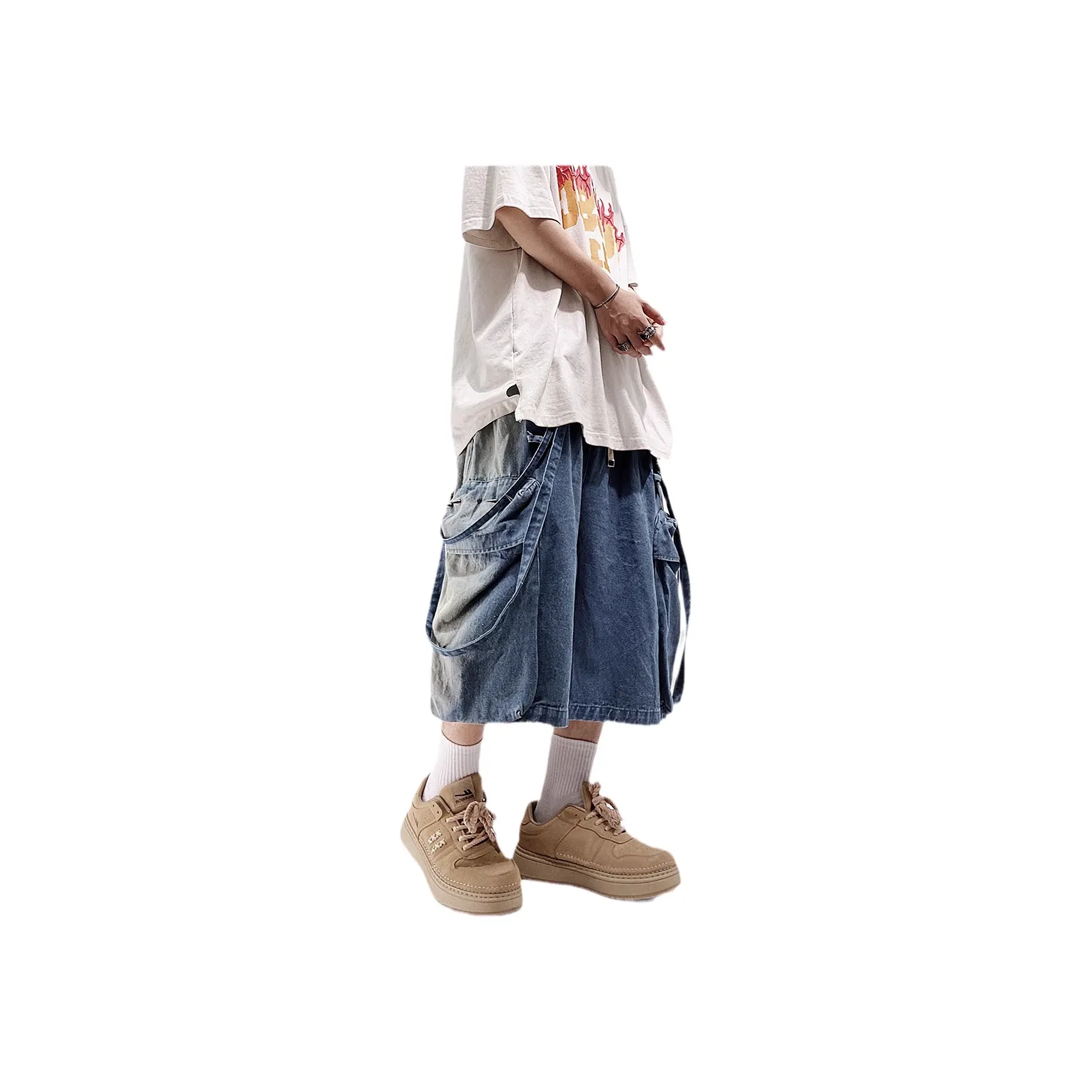 UUCSCC Denim Shorts Men's Blue