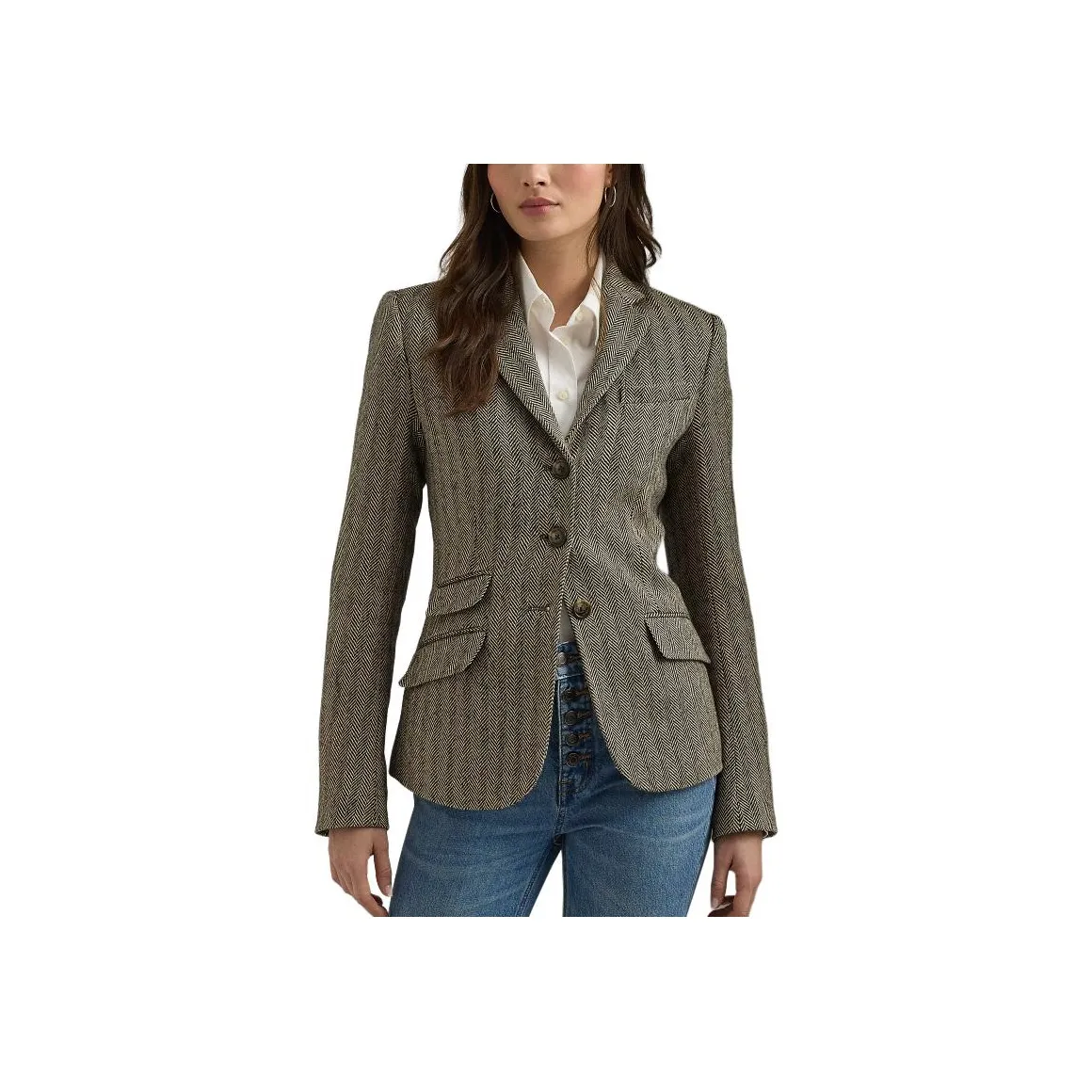 LAUREN RALPH LAUREN SS24 Business Suit Coat Women's Gray