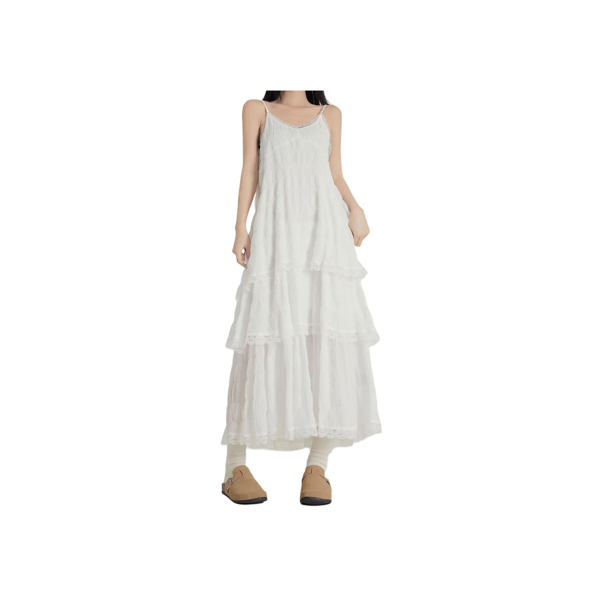 FOREVER 21 Slip Dresses Women's White