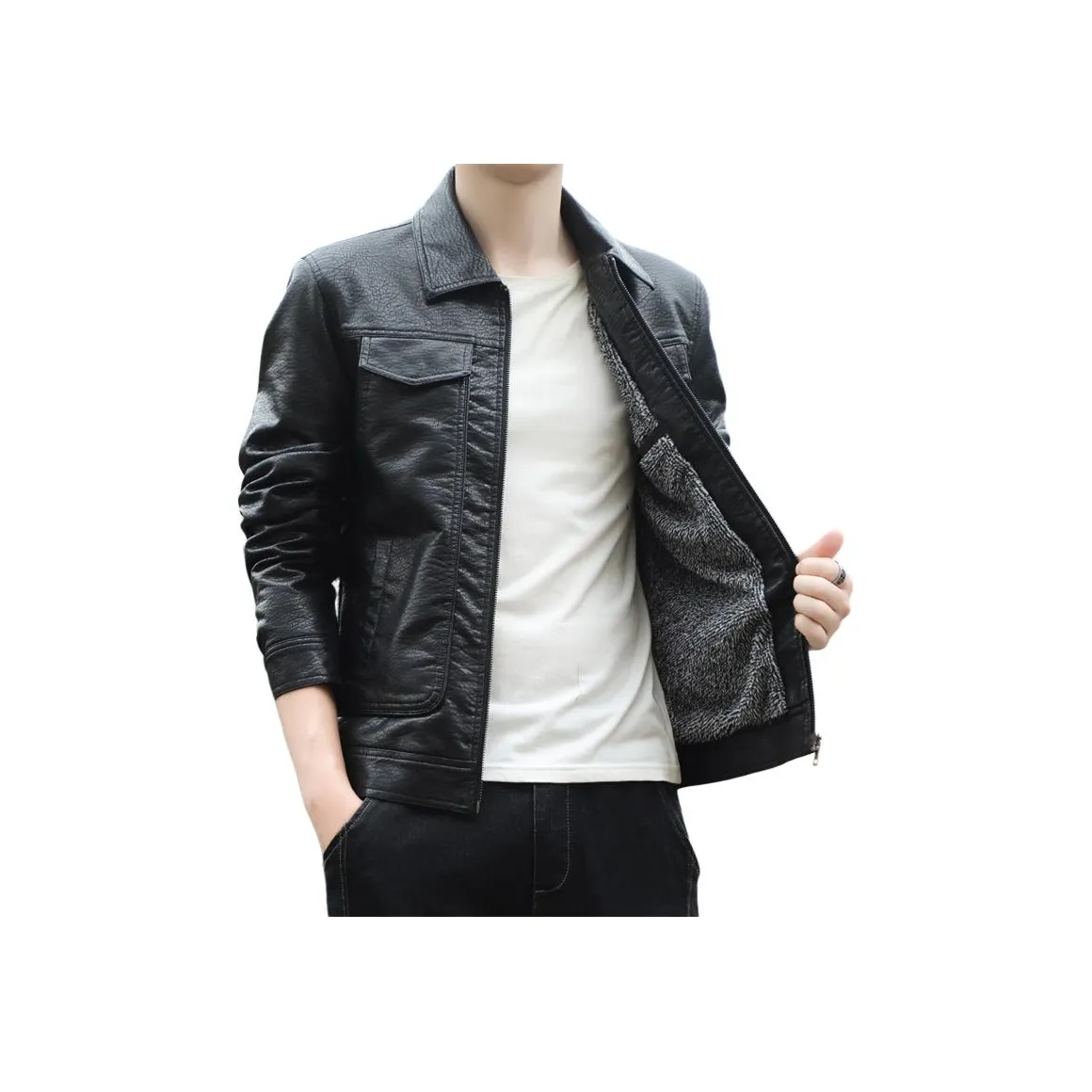 PIERRE CARDIN Кожа Куртка Мужская