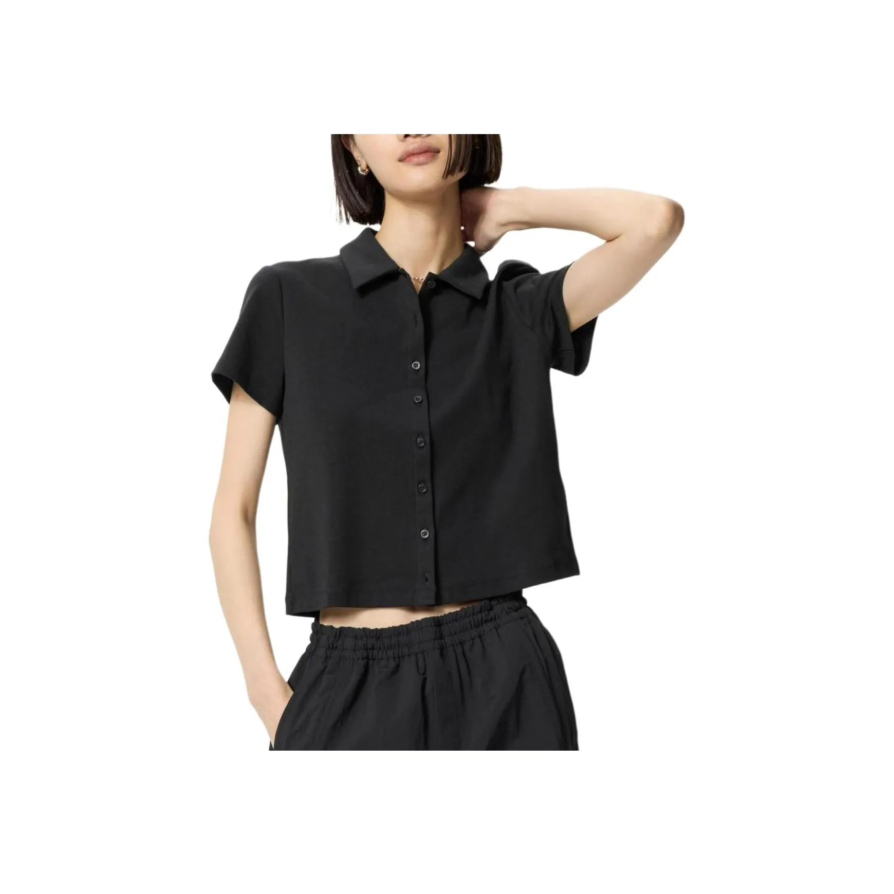 UNIQLO Polo Shirt Women's Black