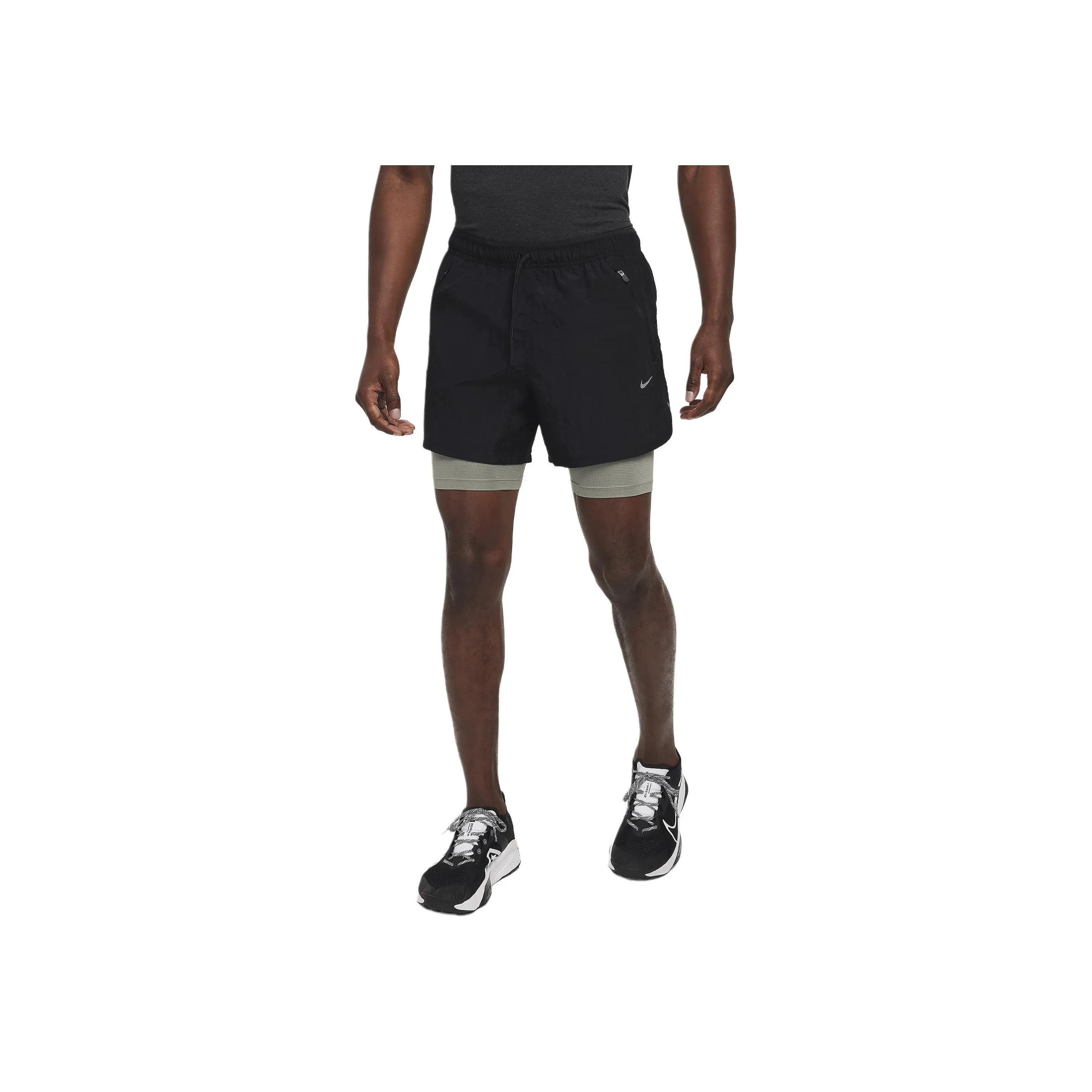 Nike Stride Running Division Men's 5' Dri FIT Water Repellent 2 in 1 Running Shorts