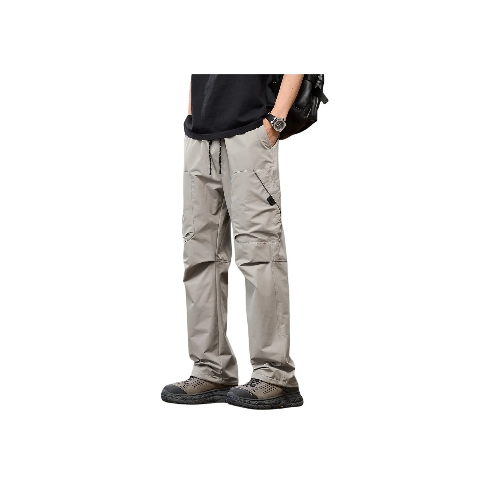 BALENO Хаки Летний Легкий Мужской Карго Брюки