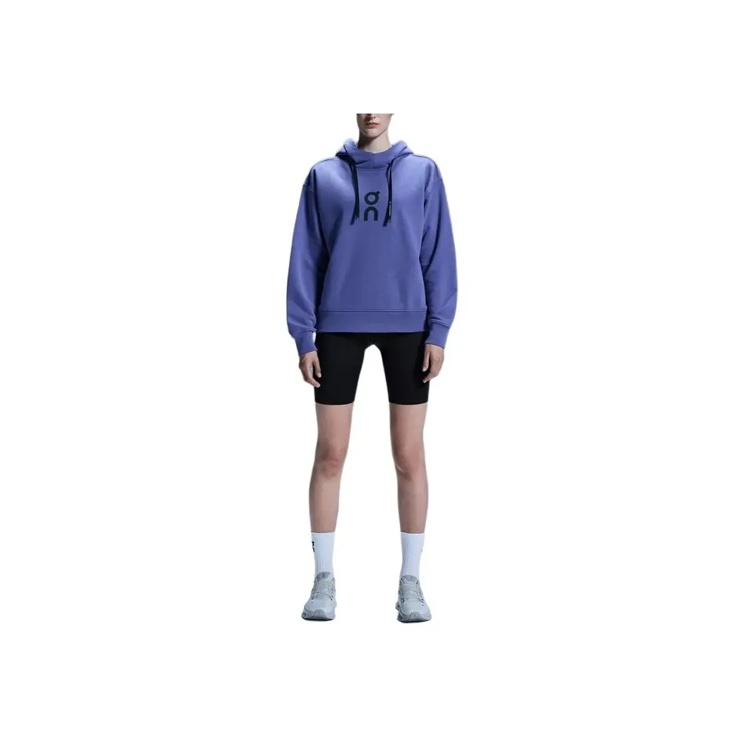 On Club Hoodie Sweatshirt Women's Iris Purple