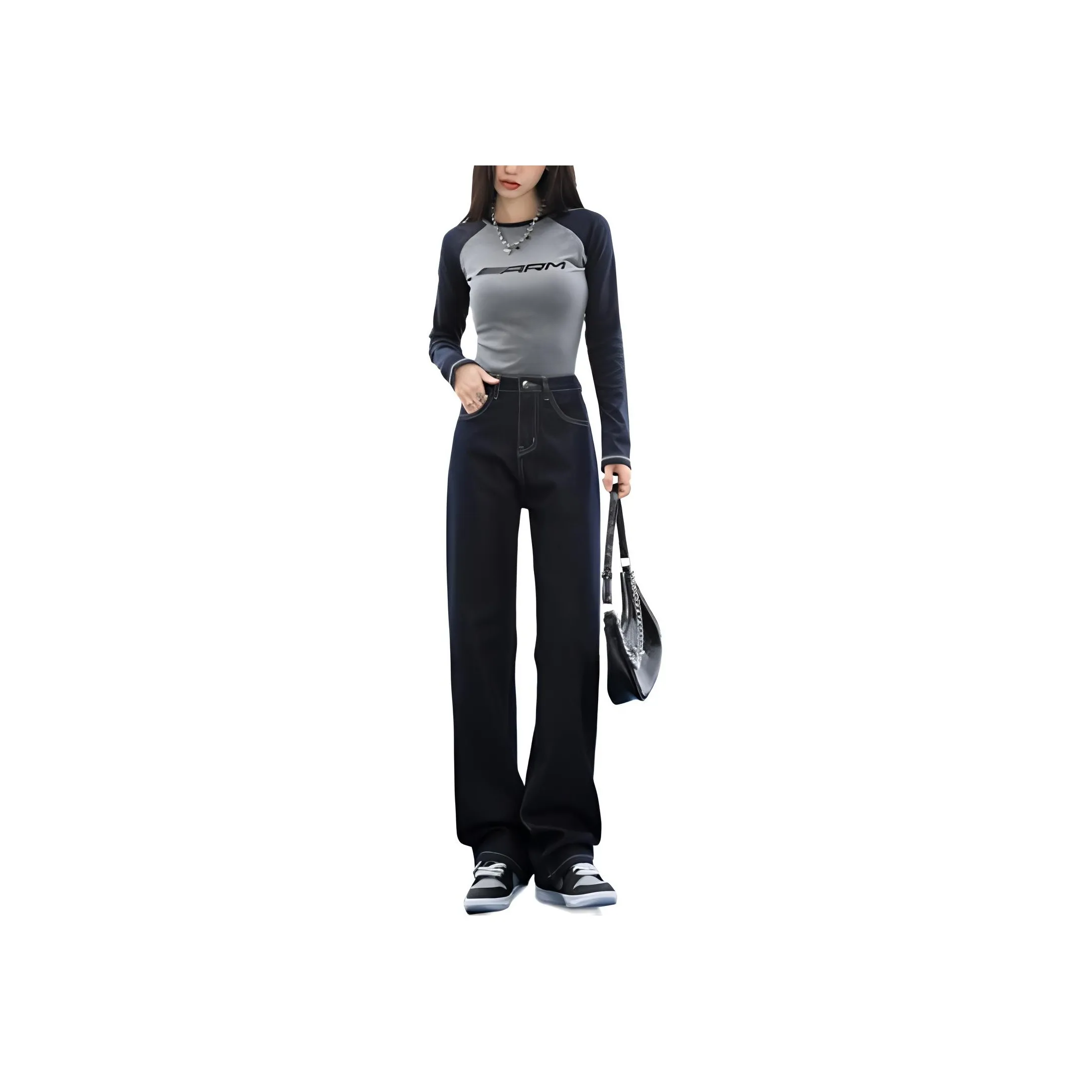 Jenna Chun Jeans Women's Cylinder Dyed Blue