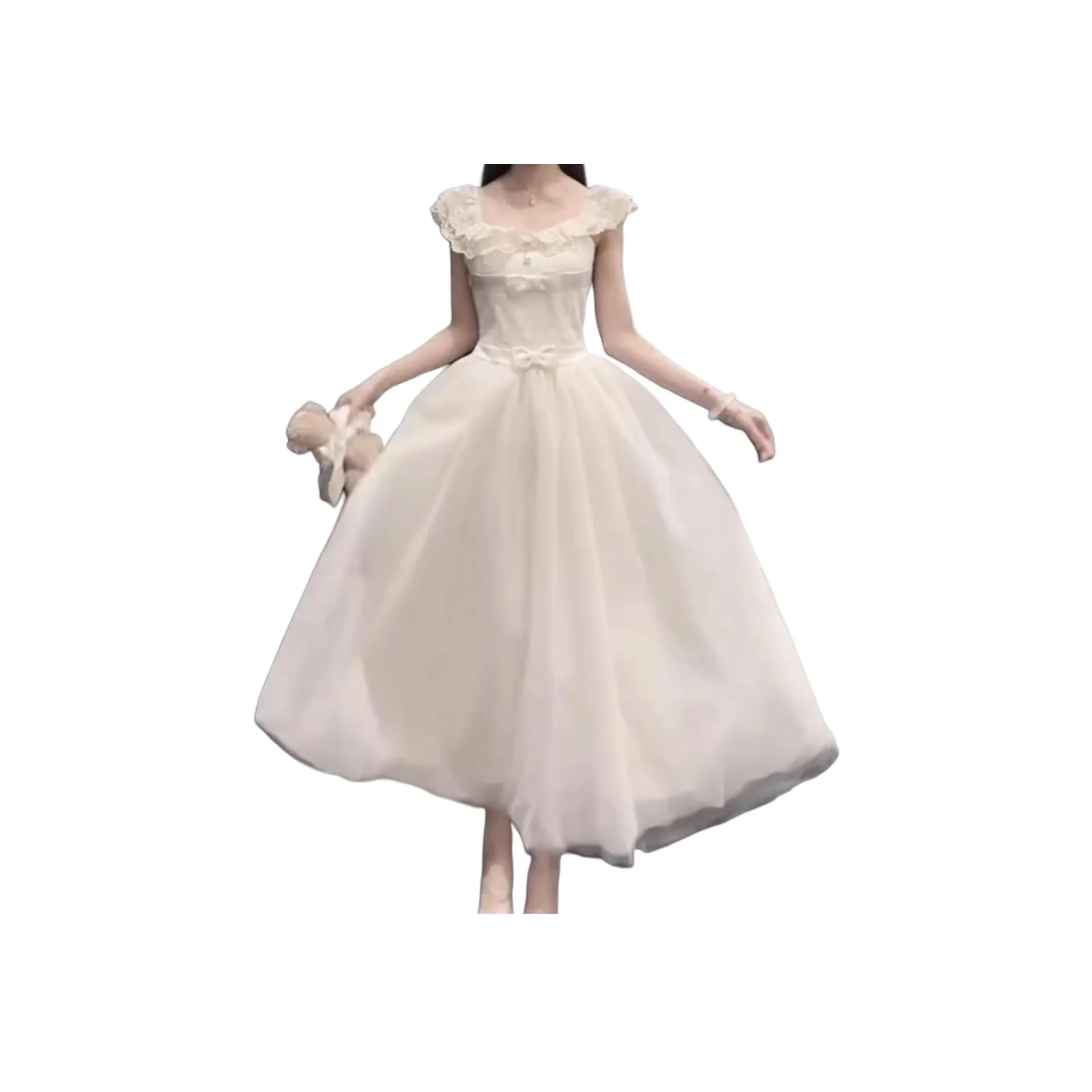 Mu Xiao Xin Абрикос Женские Слиплатья