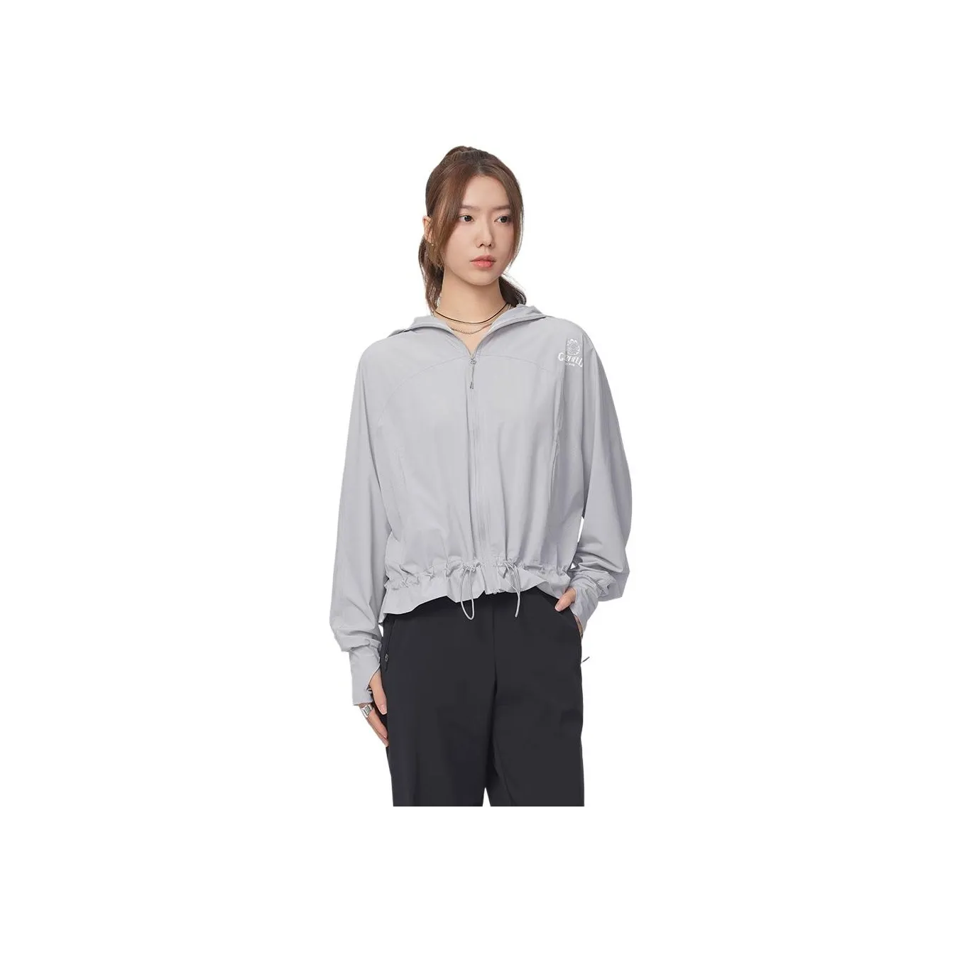 FUN Super Lightweight And Breathable Sun Protection Clothing Women's Gray