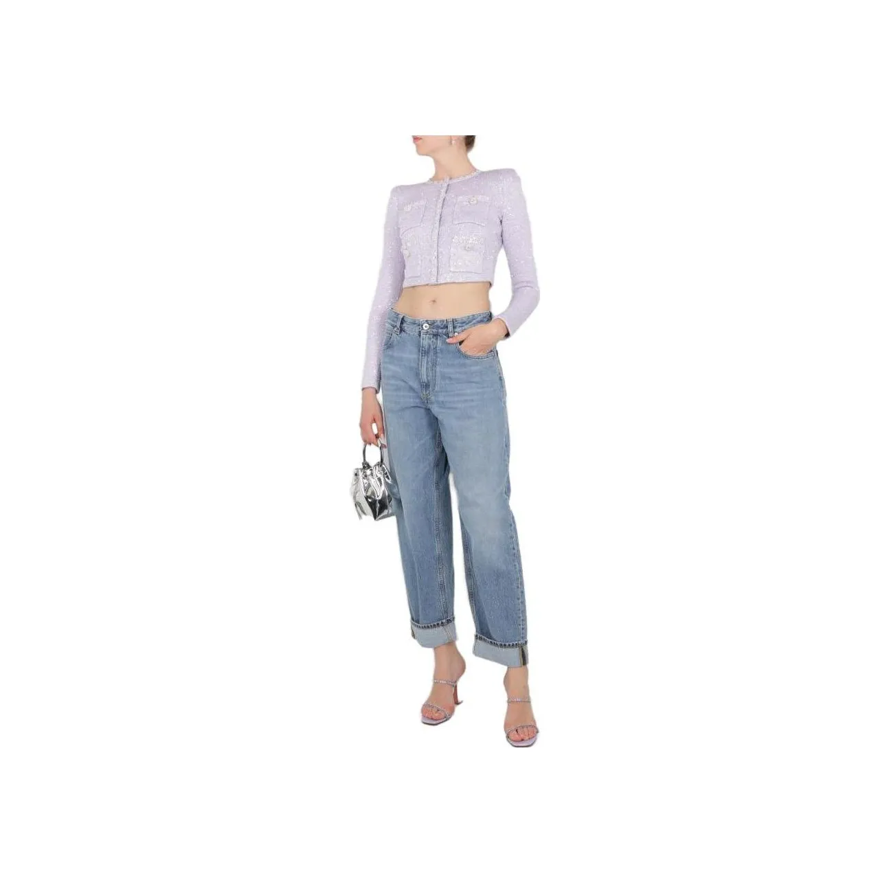 Self portrait Knitwear Women's Light Purple
