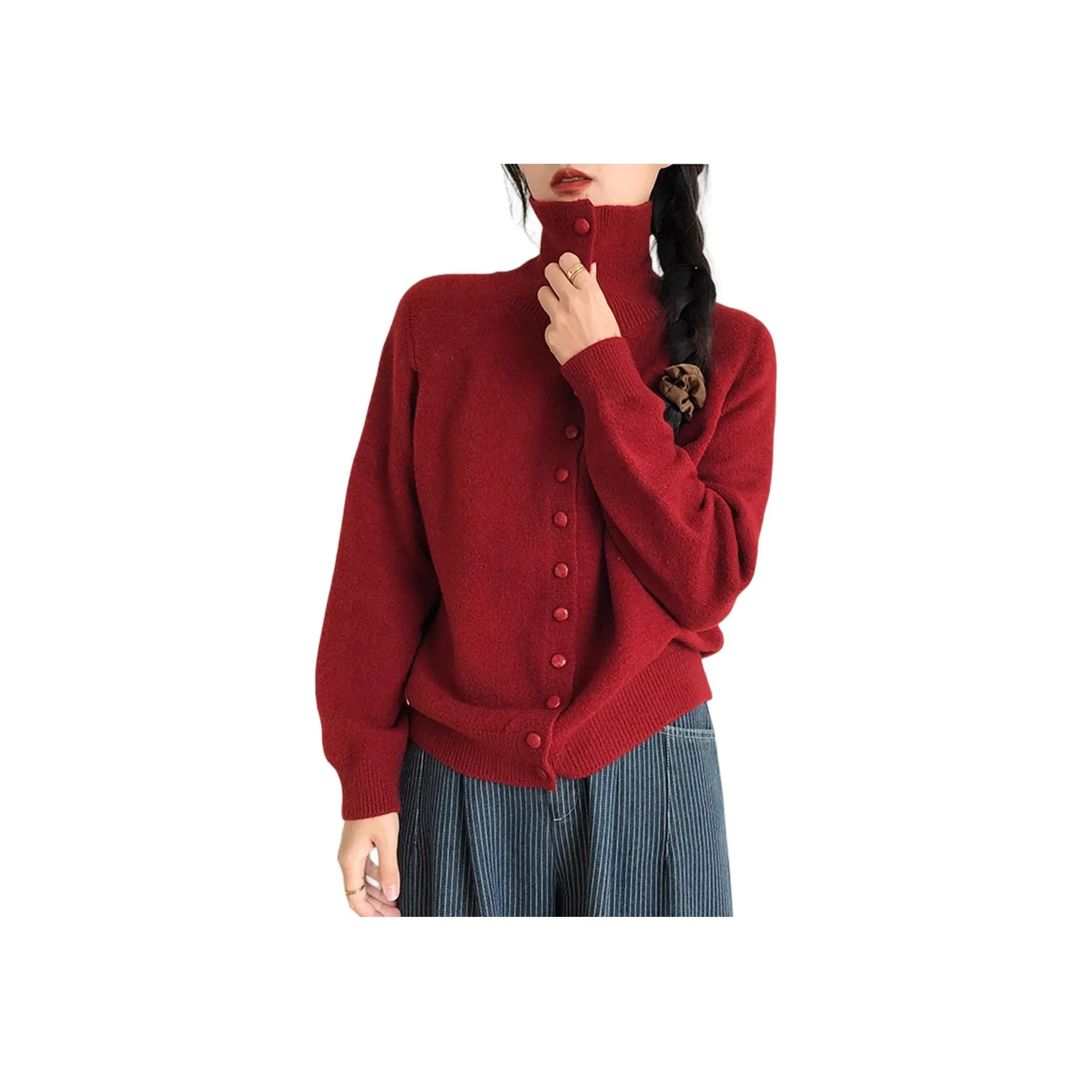 Ya Sheep People Трикотаж Женский Красный