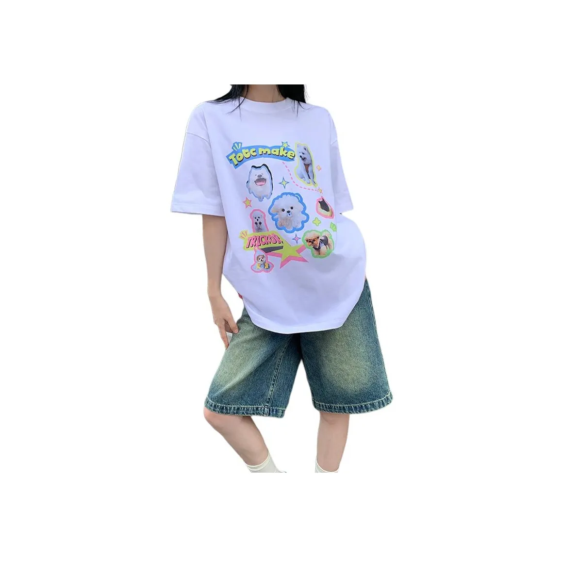 FOREVER 21 Т-рубашка с оборванным рукавом женская