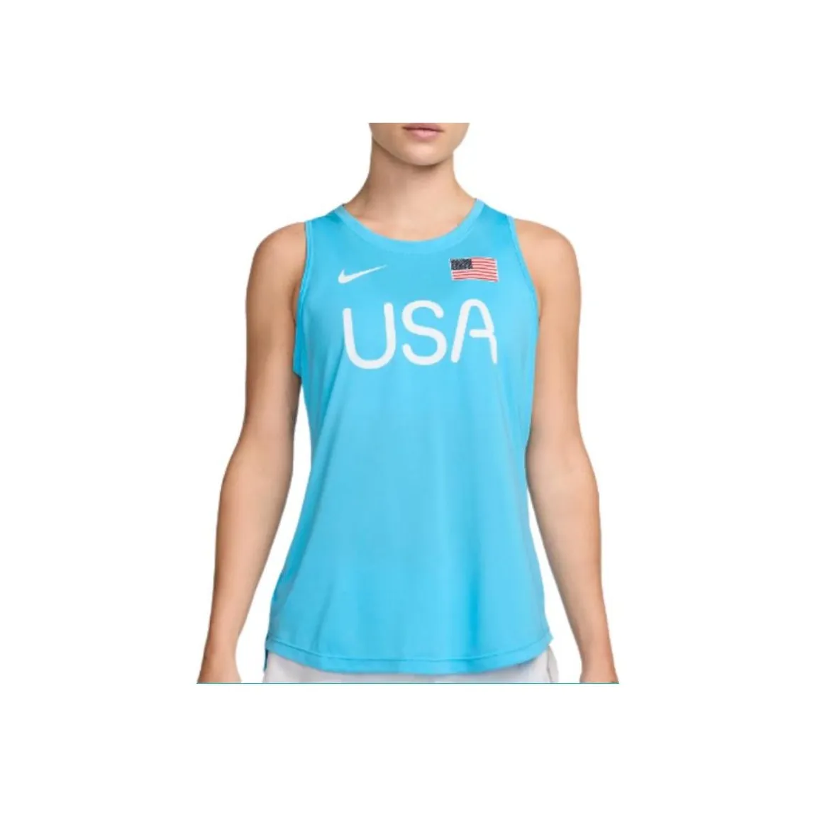 Nike USA Olympic Team Series Tank Tops Women's Blue