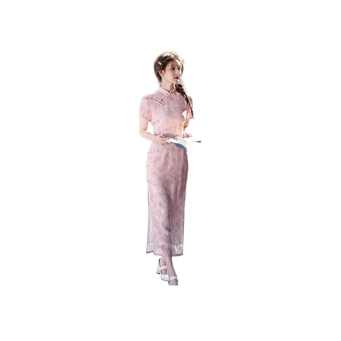 MJ Лето Новый китайский стиль Улучшенный Чонсам Женский