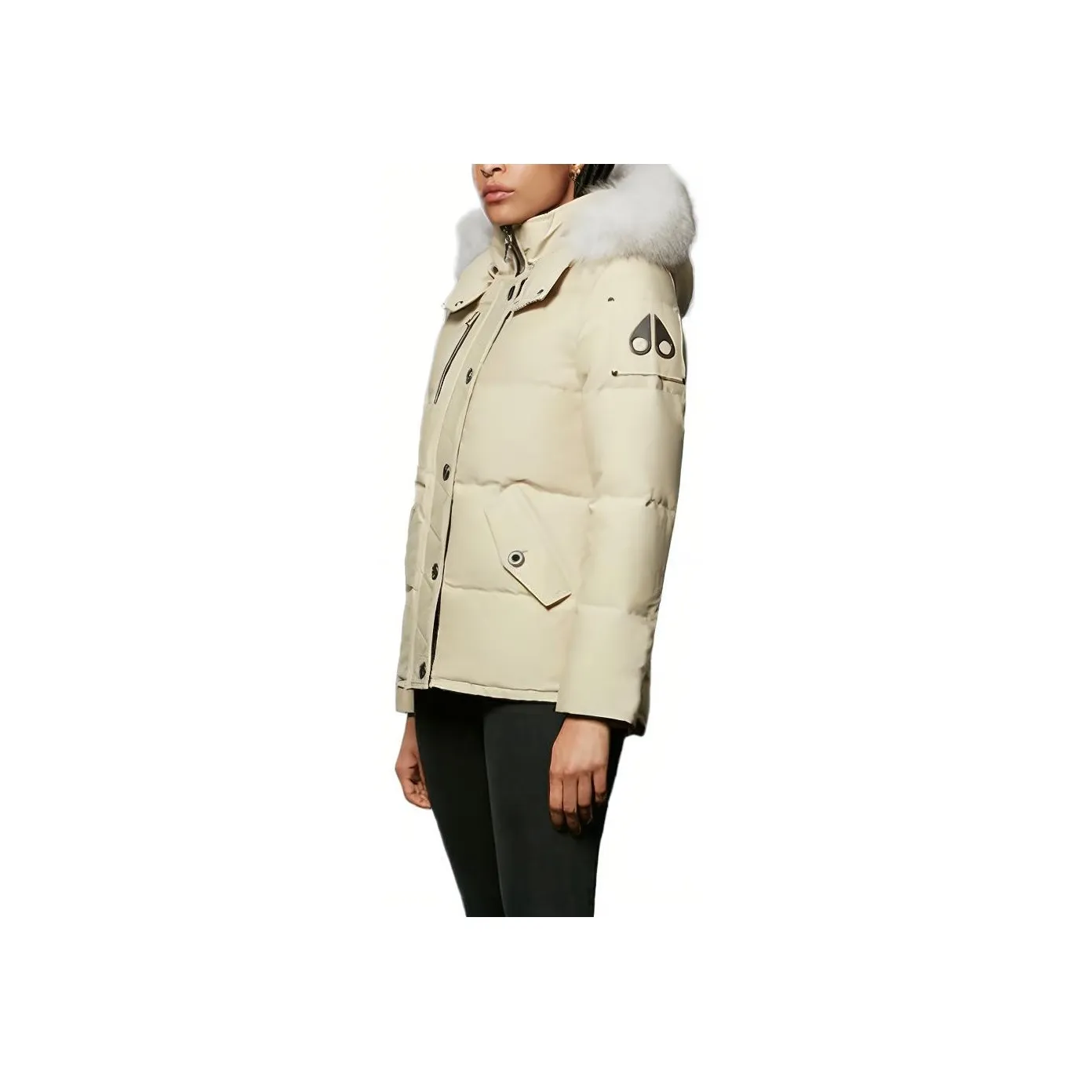 Moose Knuckles Down Jackets Women's Porcelain White