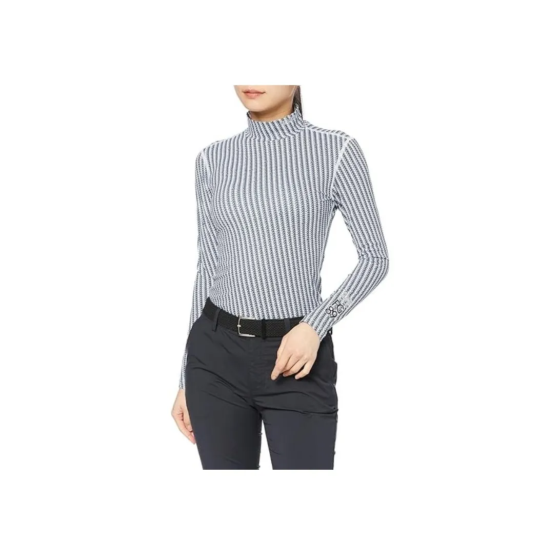 PEARLY GATES Monogram pattern High neck Top