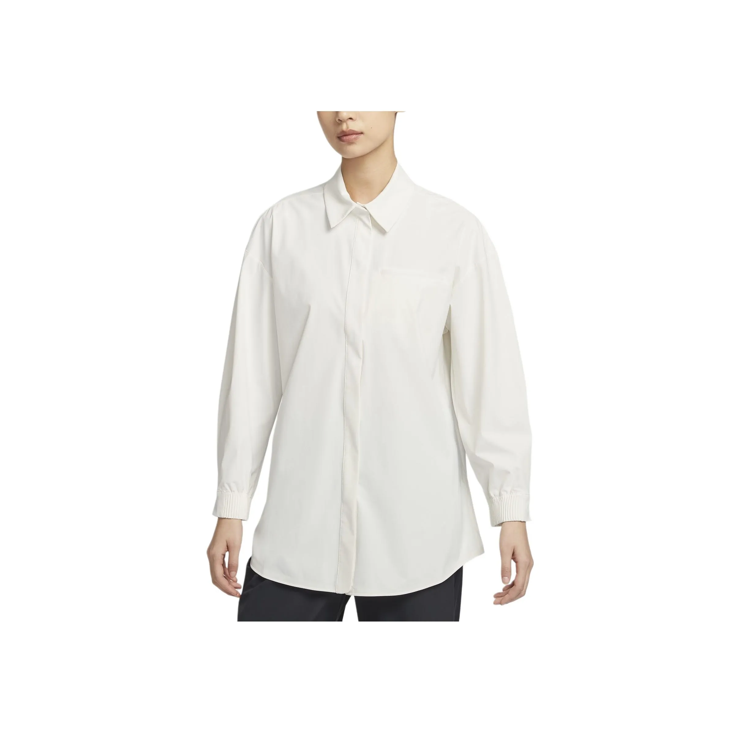 Nike Dri Fit OVERSIZE Shirt Women's Sail White/Light Bone