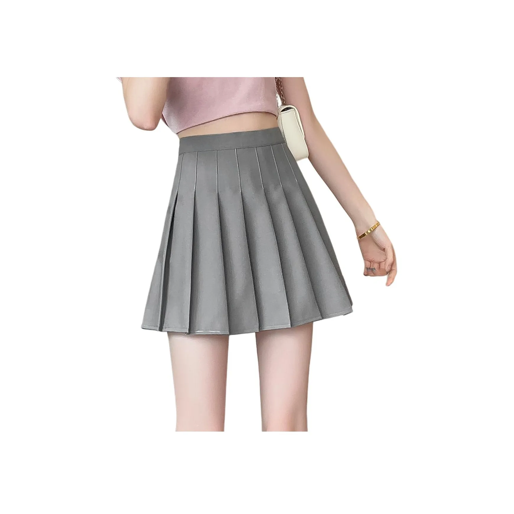 BALENO Повседневные короткие юбки женские средне-серого цвета