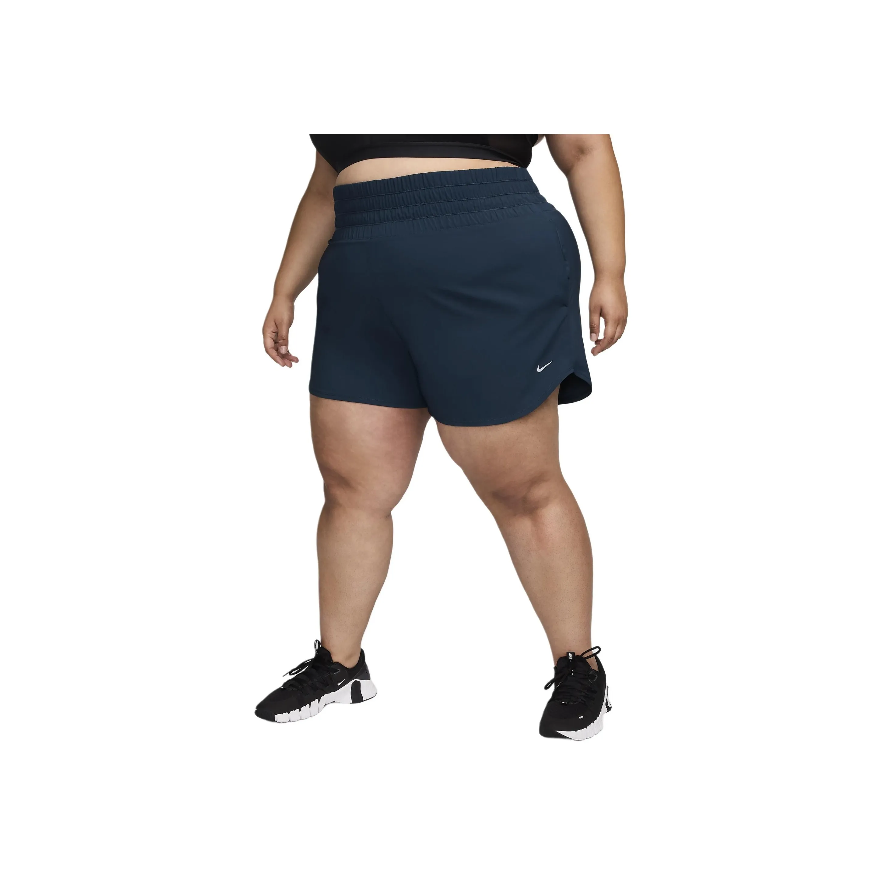 Nike Dri-FIT One Women's Ultra High-Waisted 3' Brief-Lined Shorts Plus Size