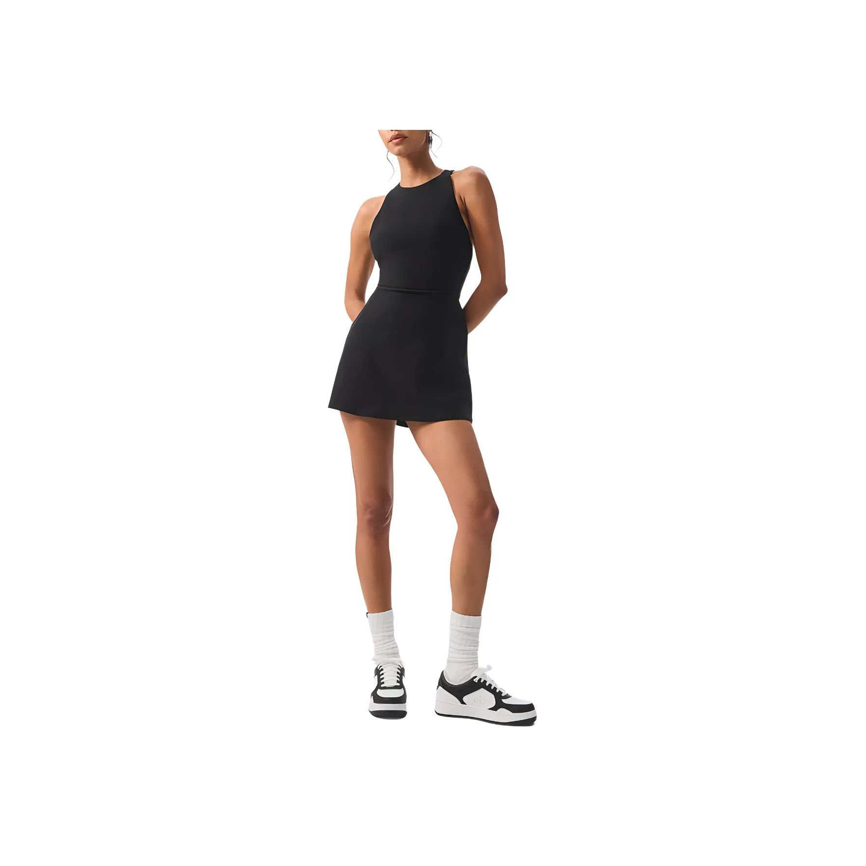 Alo Yoga ALOSOFT BACKSPIN Sleeveless Dress Women's