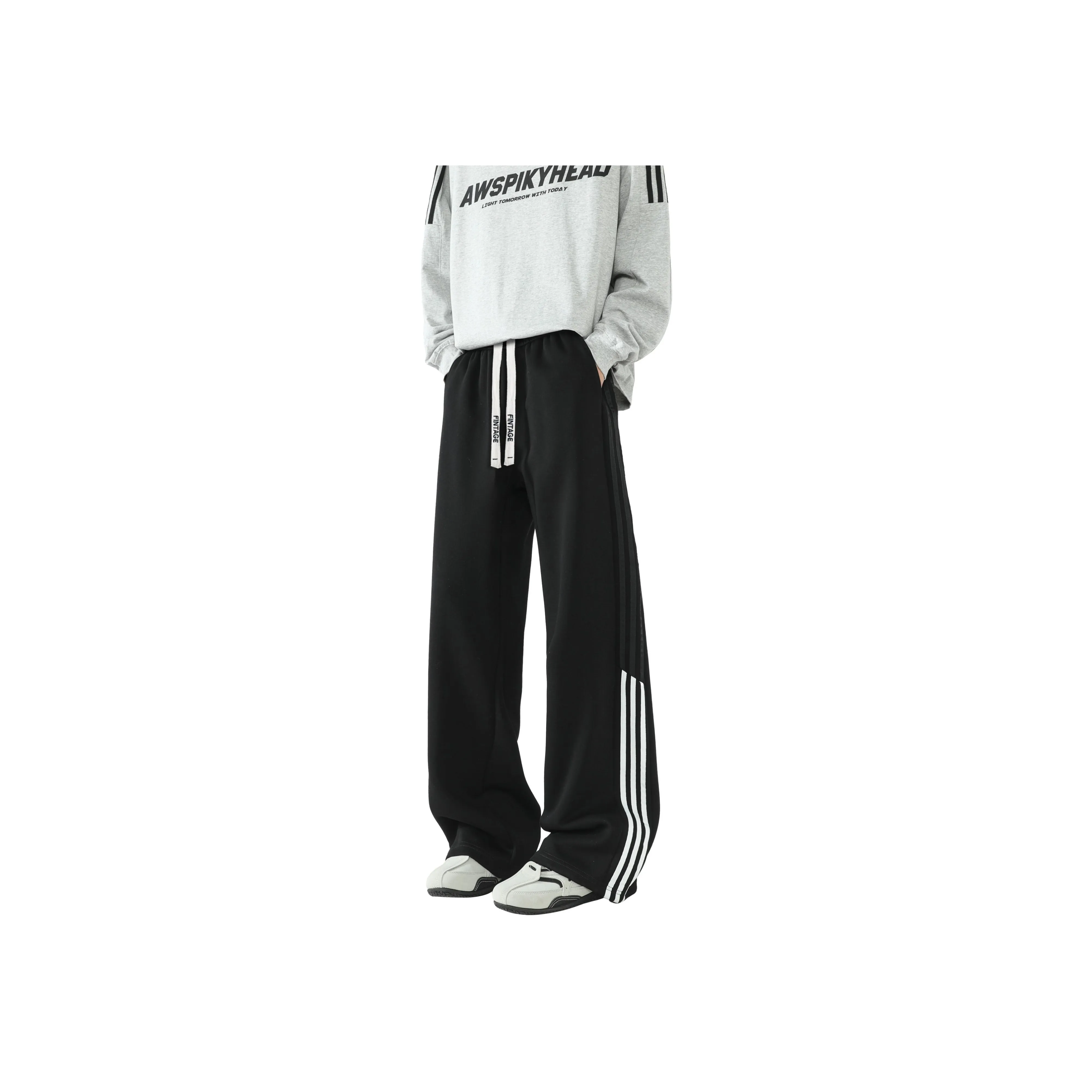 FAKE VINTAGE Knitted Sweatpants Unisex