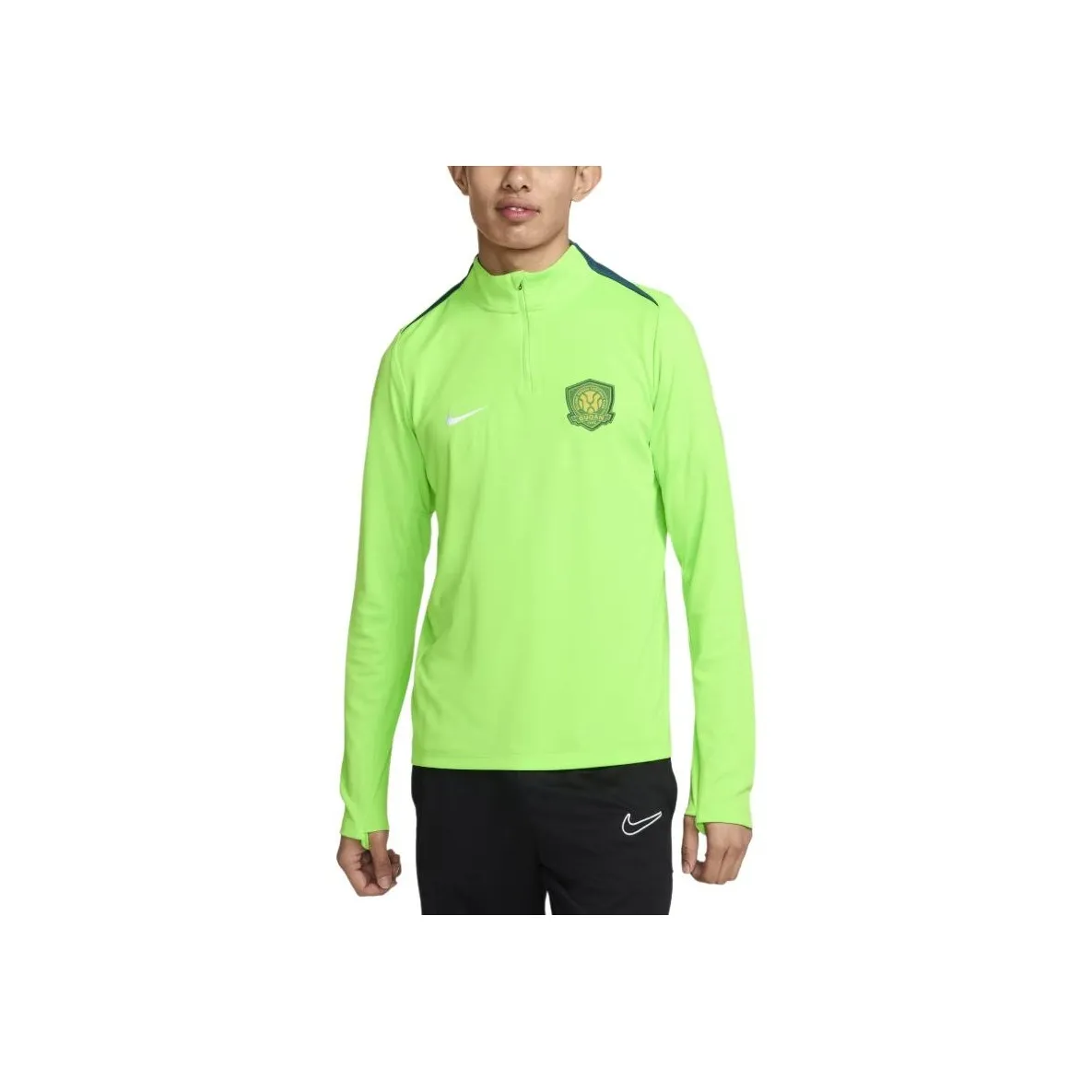 Nike Dri FitAcademy PRO T Shirt Men's Tender Orange Cyan/Deep Water Duck Cyan/White