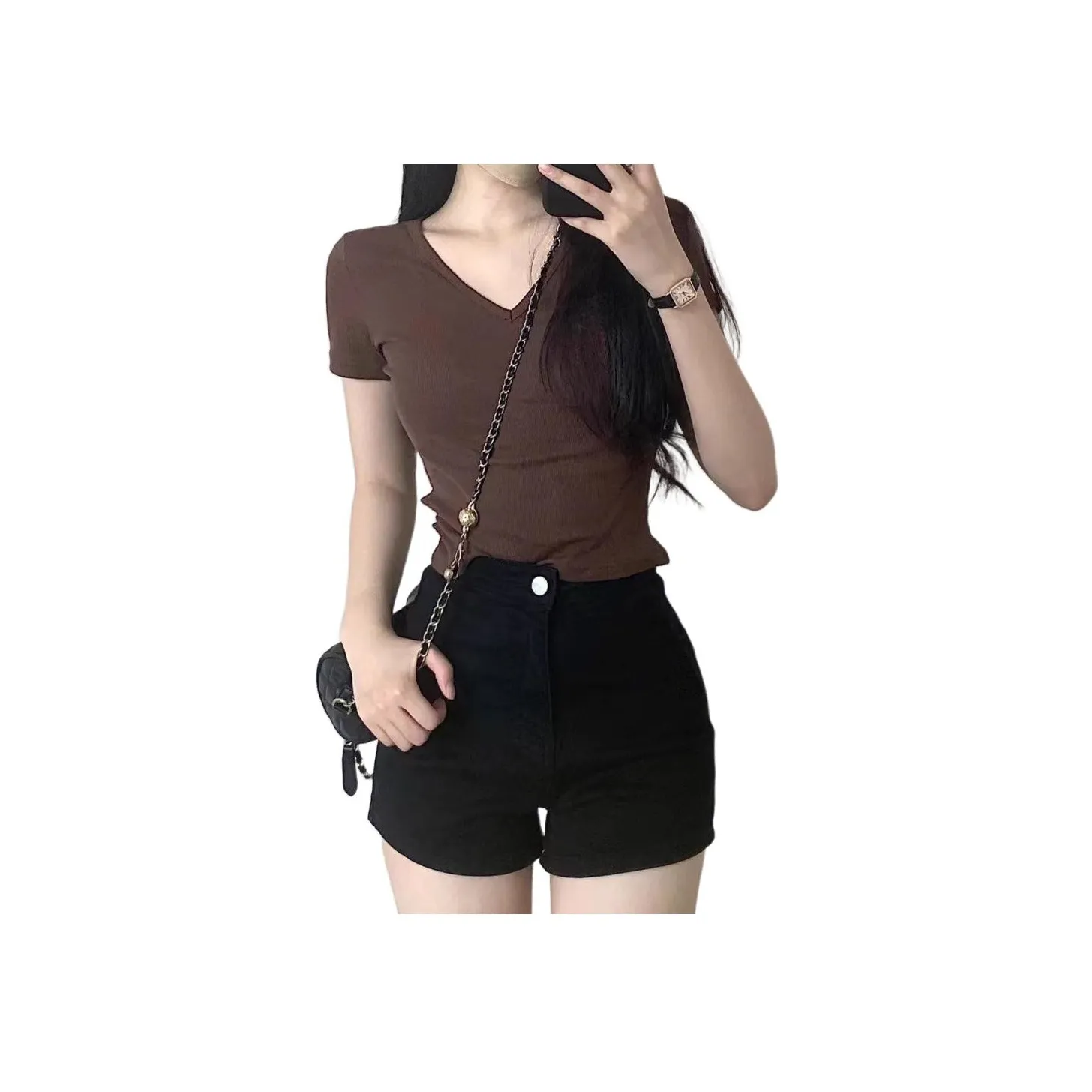 RAMPAGE Черные Женские Джинсовые Шорты